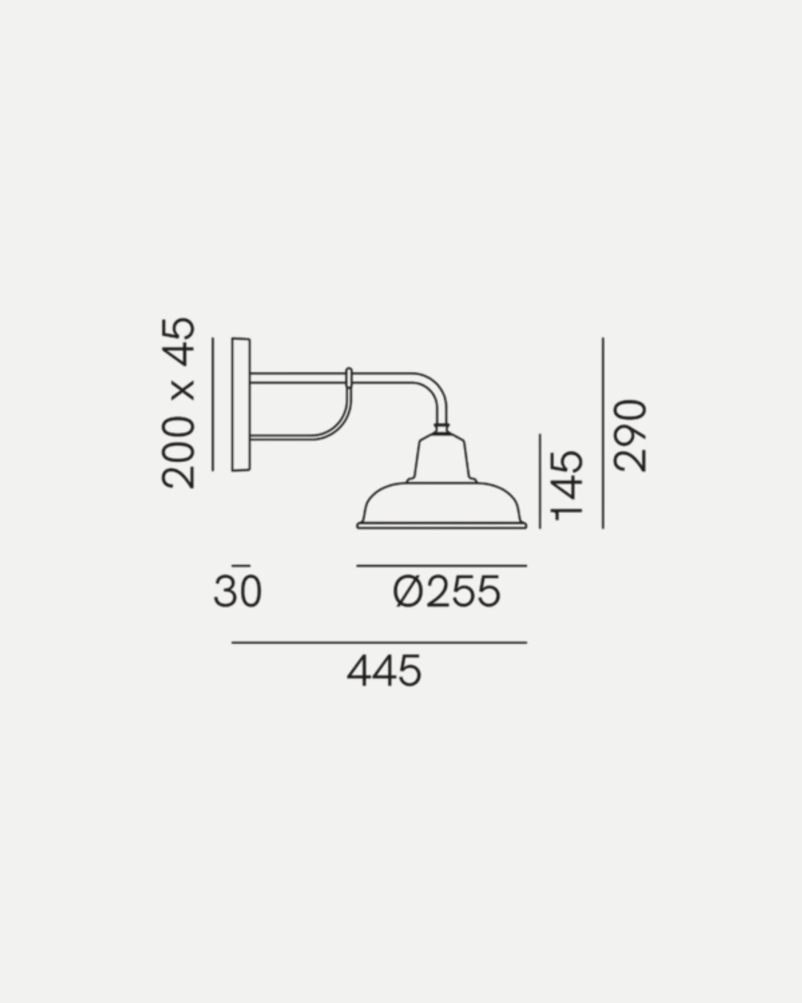Contrada Arm Wall Light