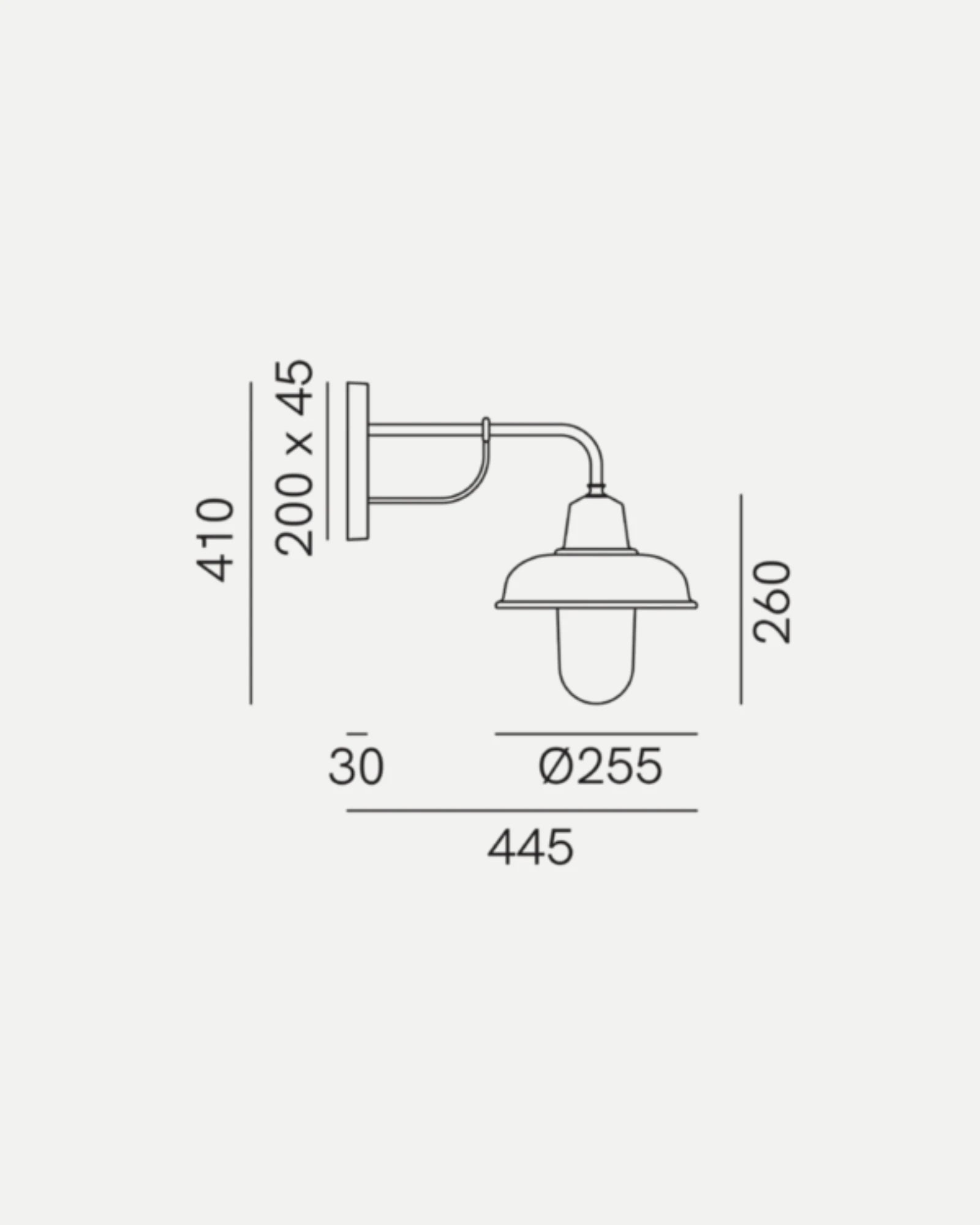 Contrada Shade Arm Wall Light