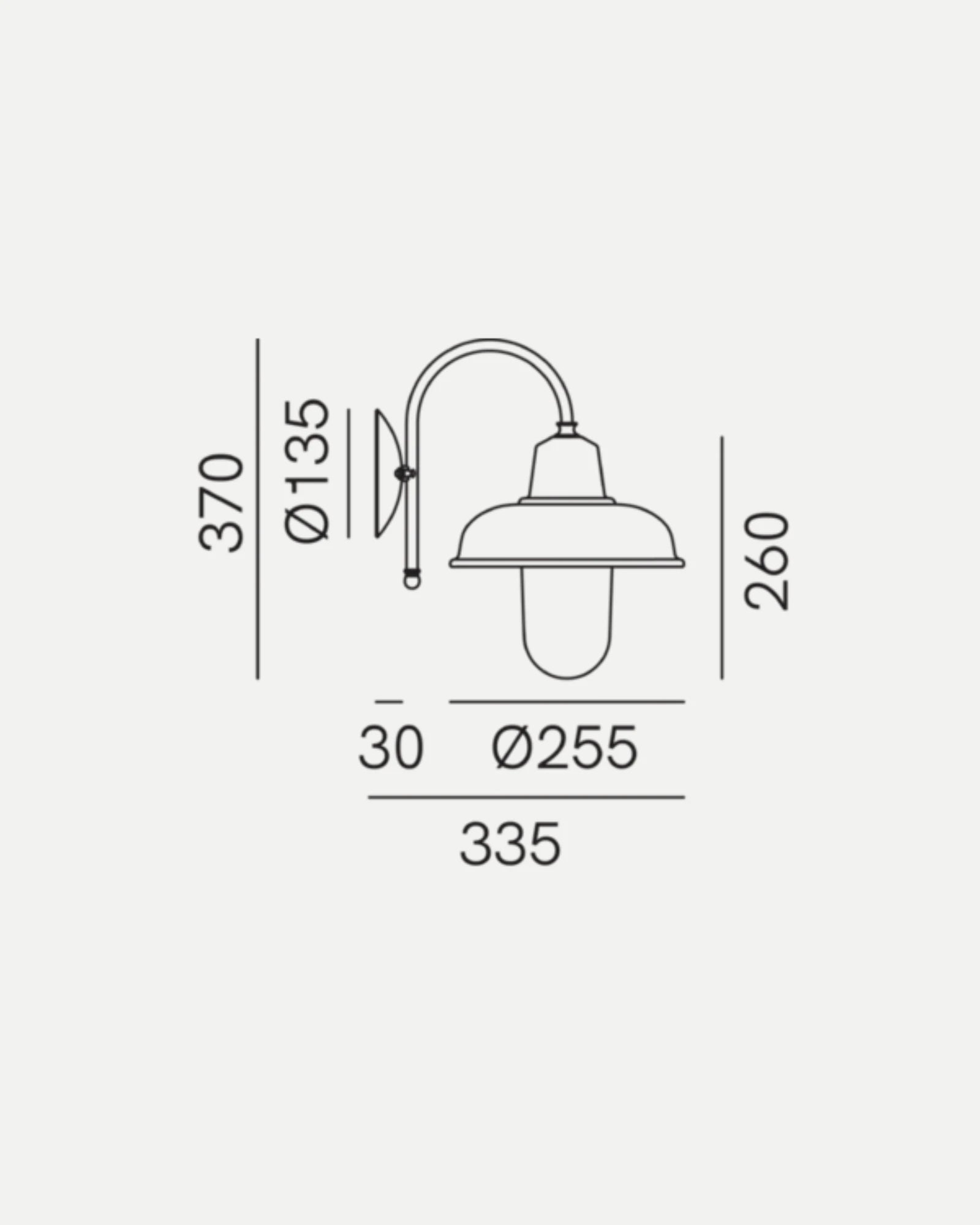 Contrada Shade Wall Light