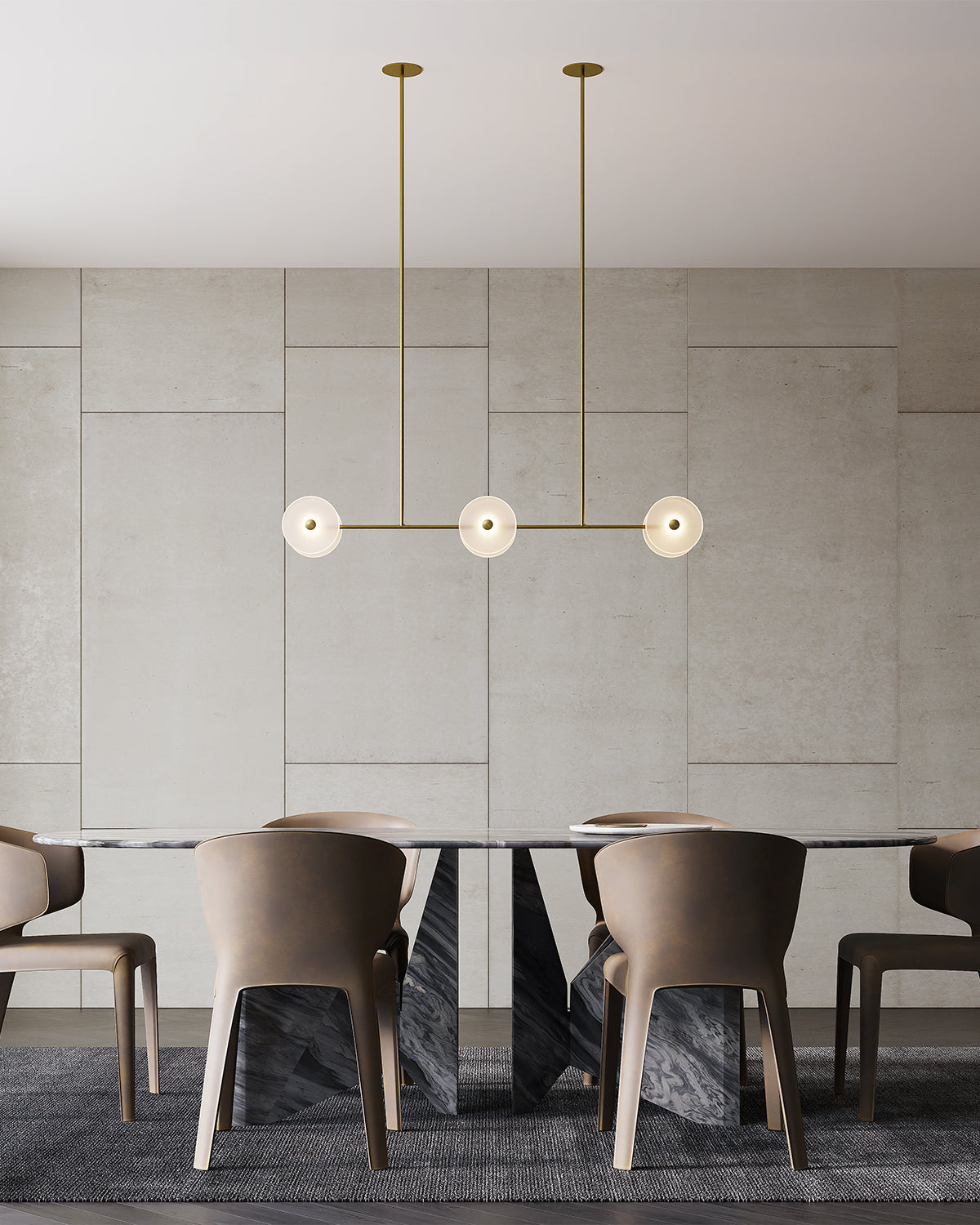 Coral Linear 6lt Pendant Light