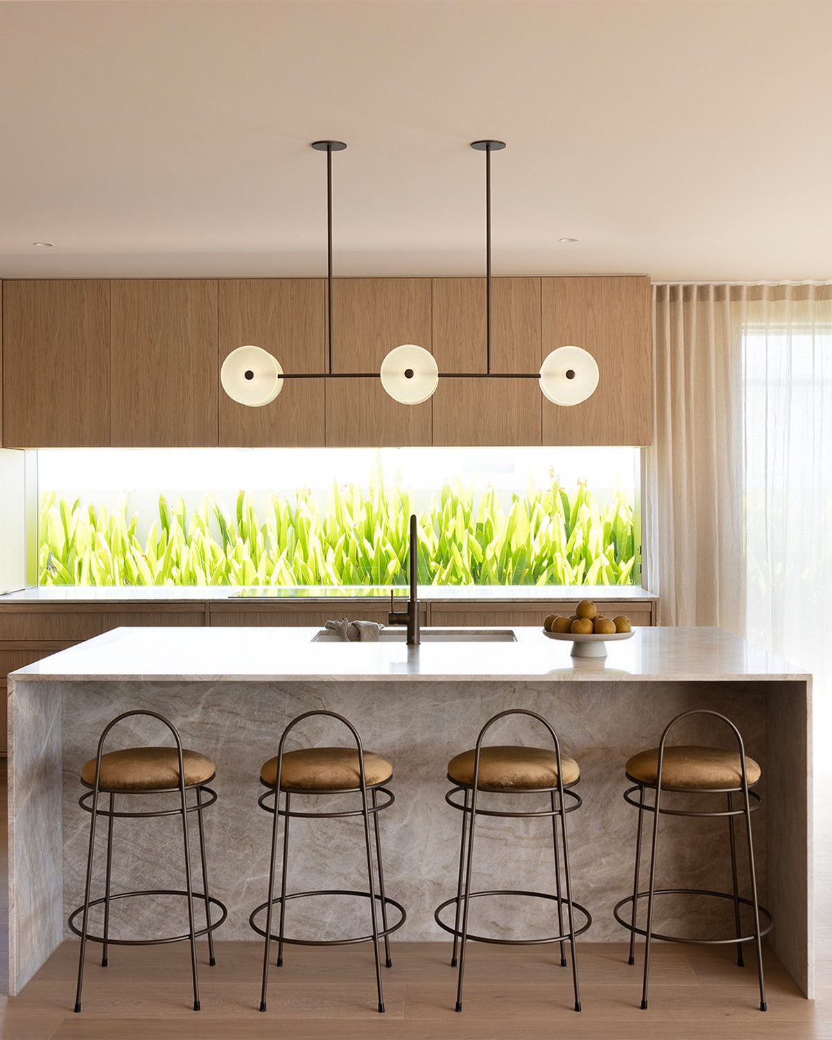 Coral Linear 6lt Pendant Light