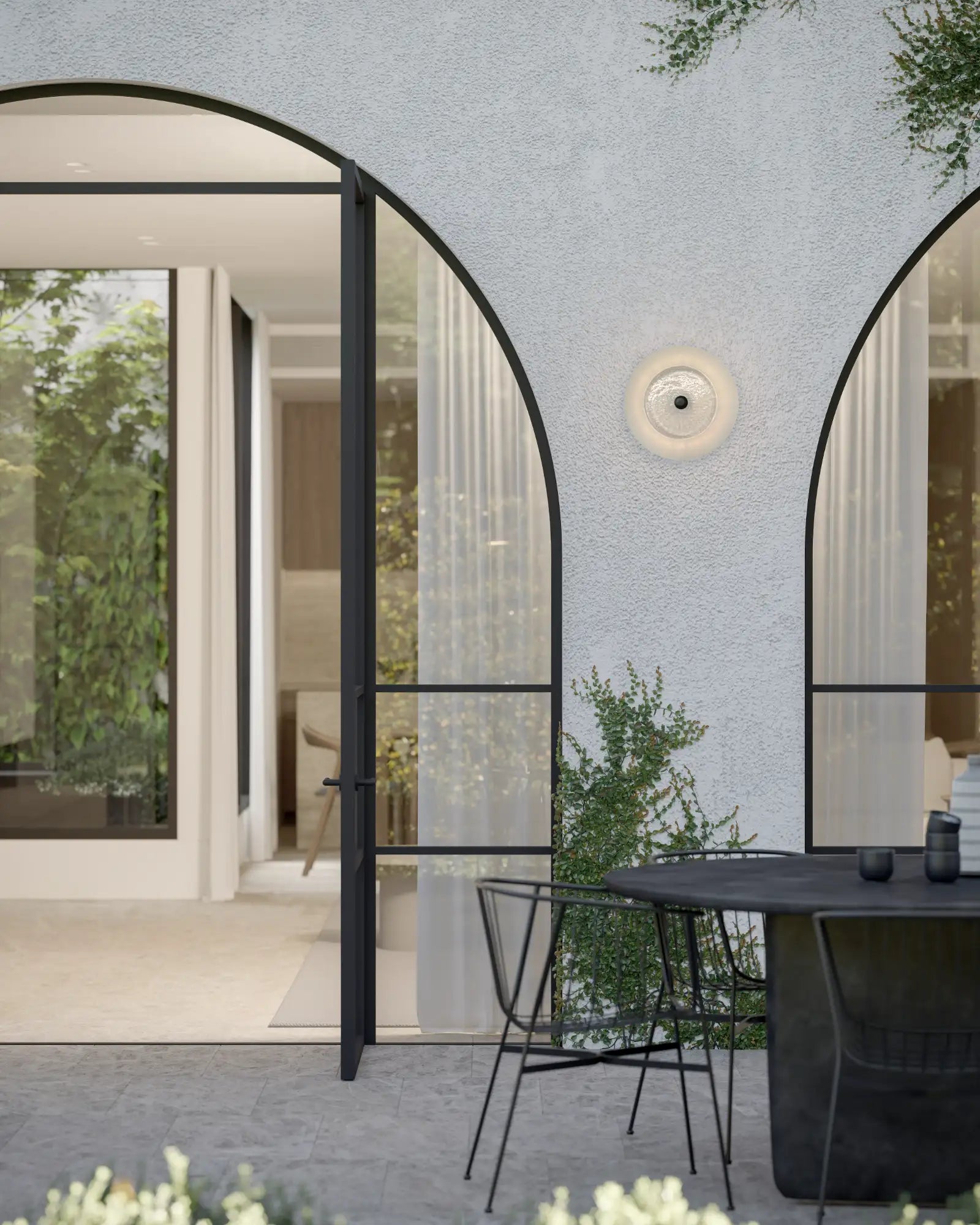 Coral Dome Wall Light
