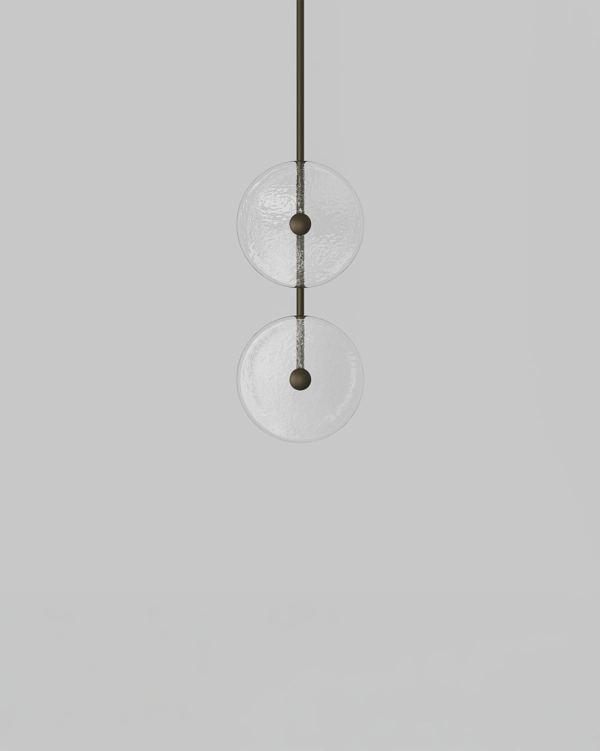 Coral Double Centred Fixed Pendant Light