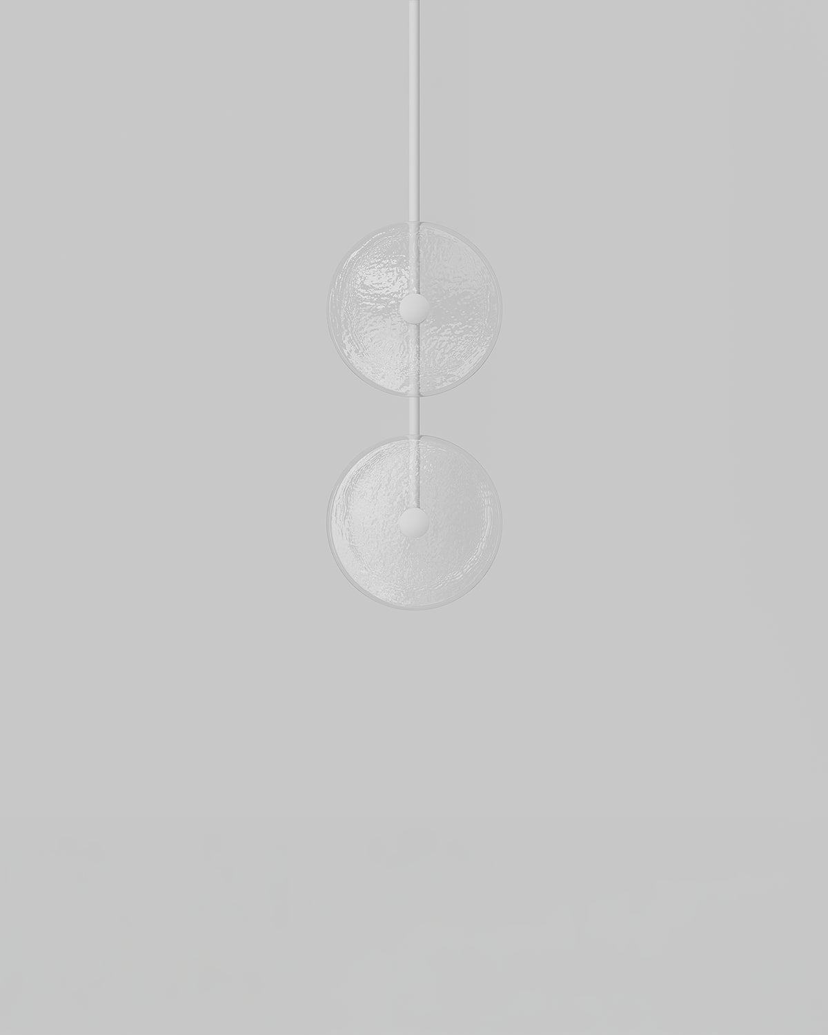 Coral Double Centred Fixed Pendant Light