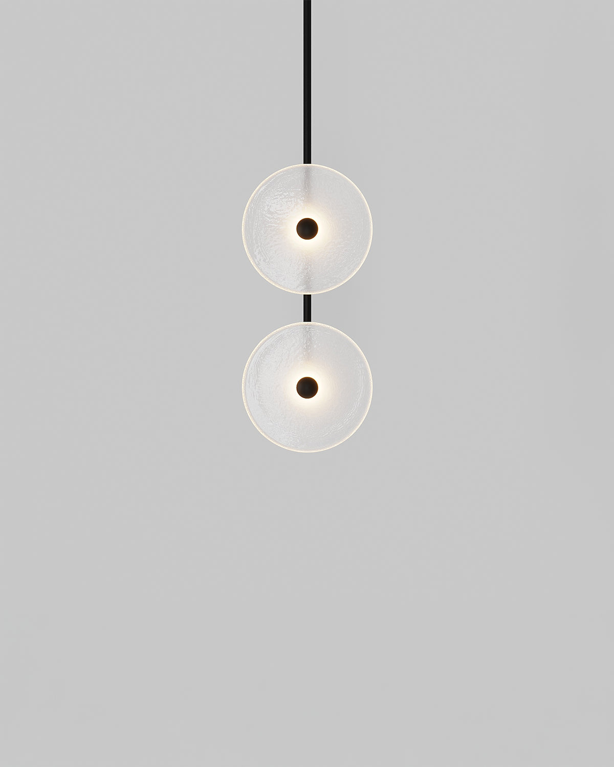 Coral Double Centred Fixed Pendant Light