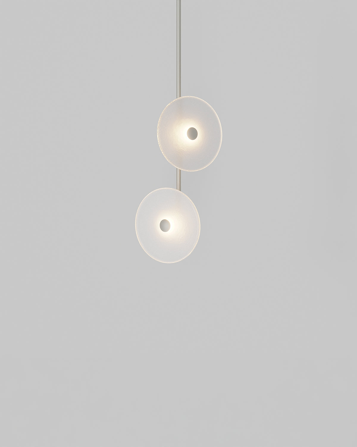 Coral Double Off Centred Fixed Pendant Light