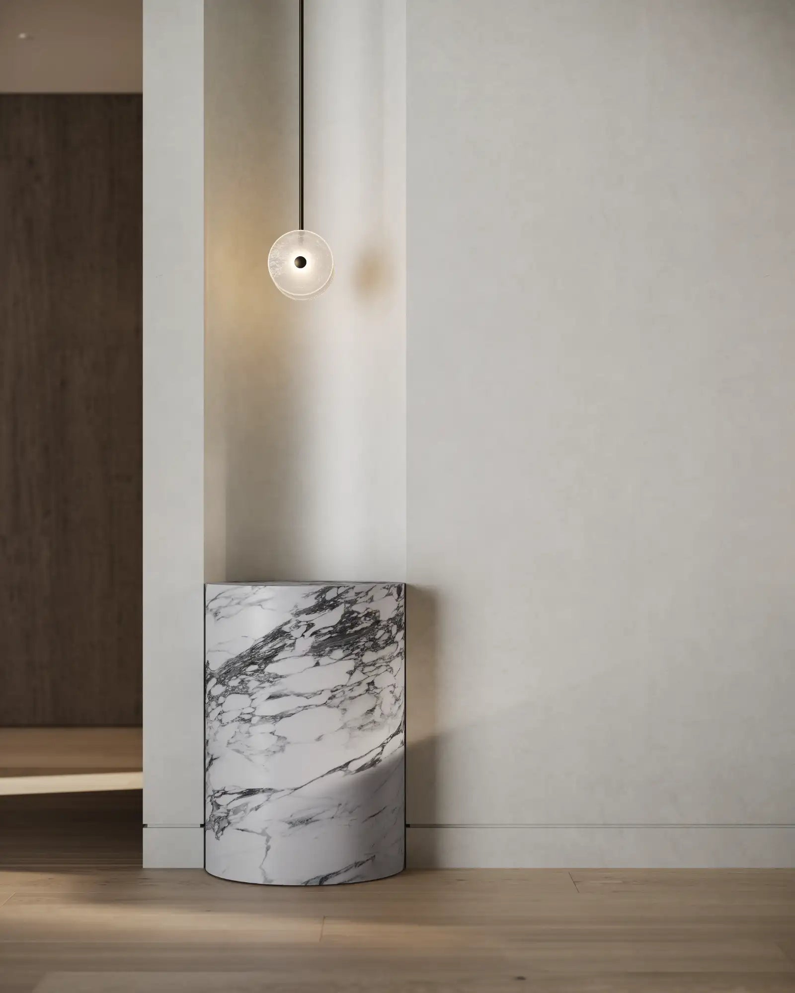 Coral Duo Rod Pendant Light