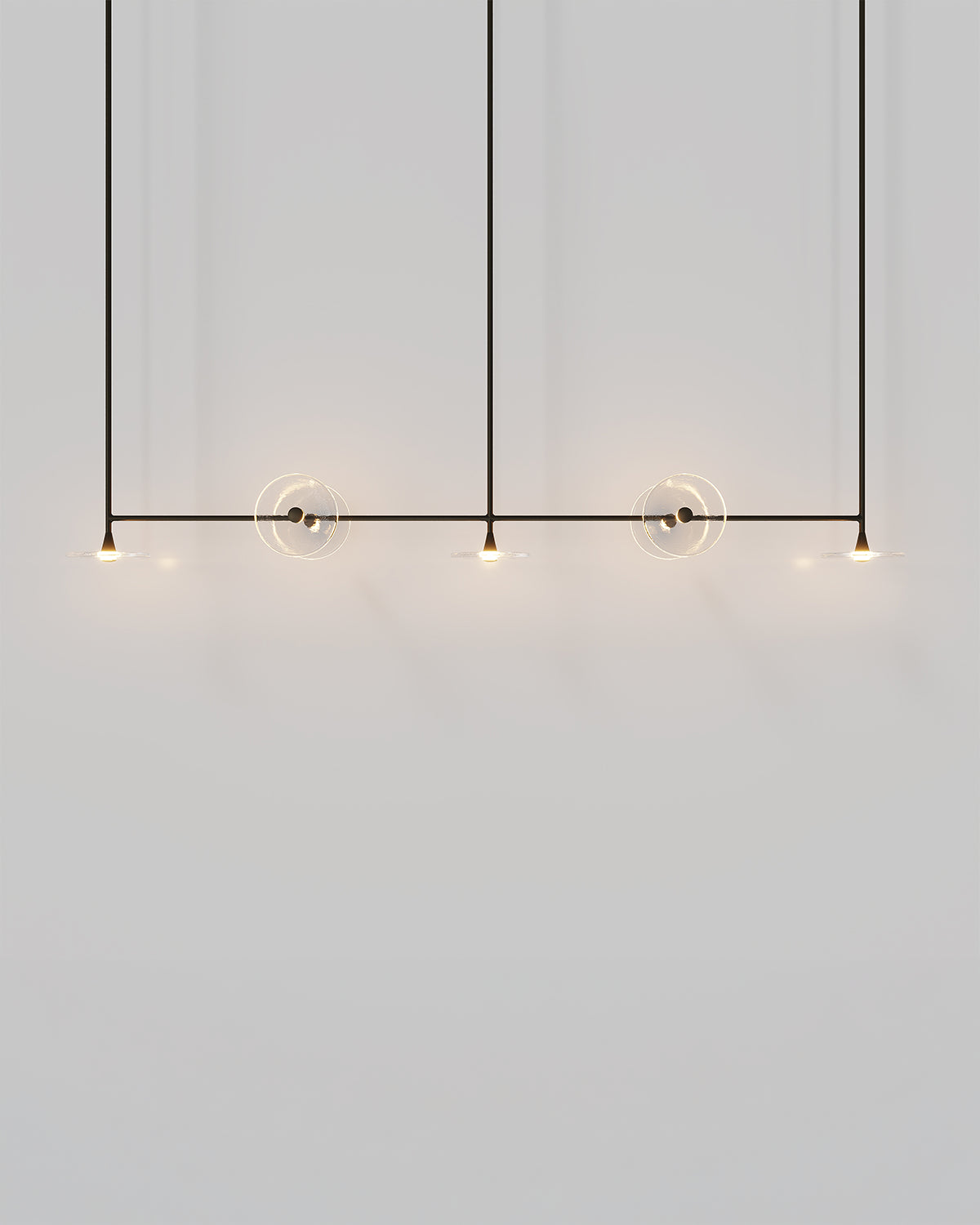 Coral Linear Rod 7lt Pendant Light