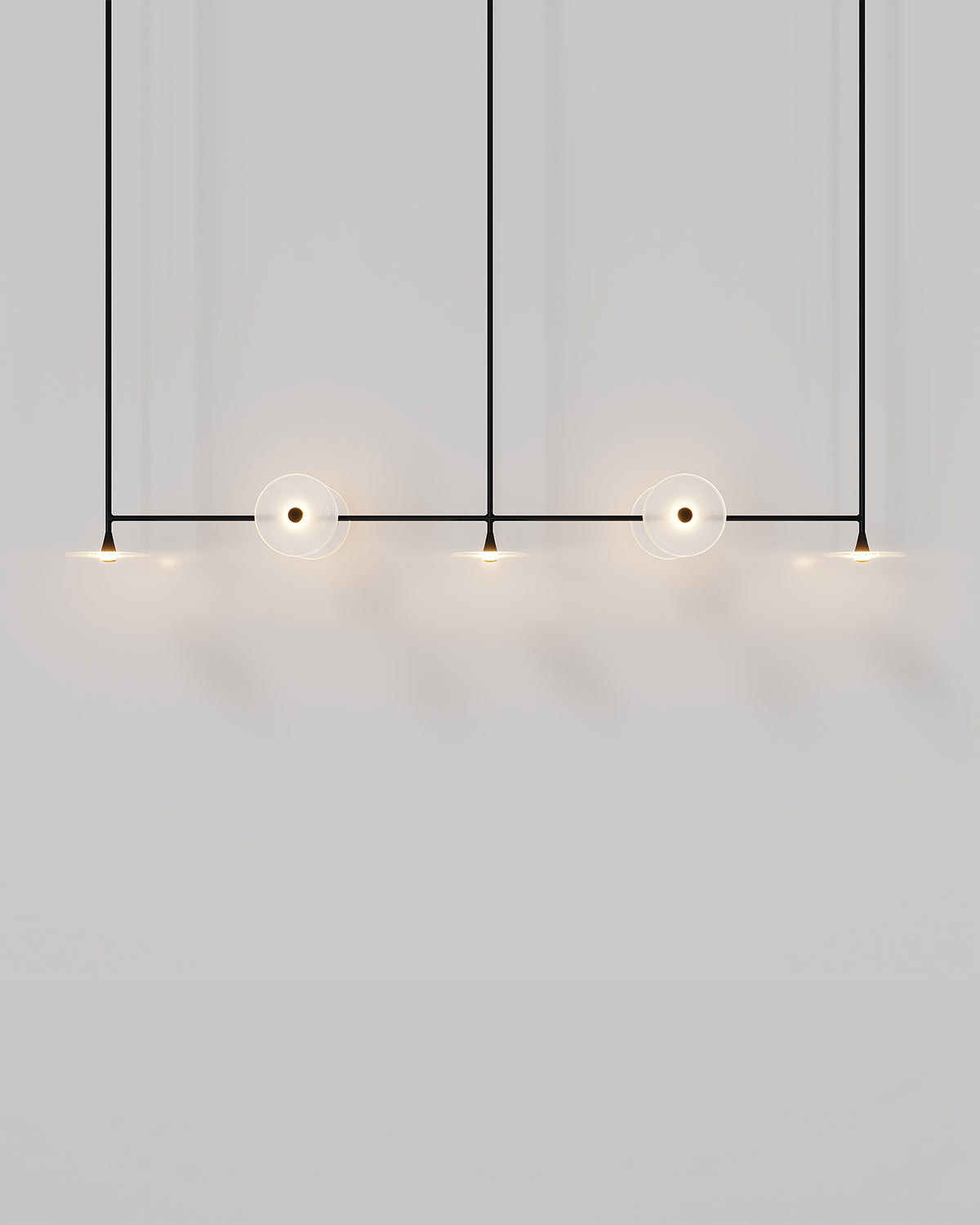 Coral Linear Rod 7lt Pendant Light