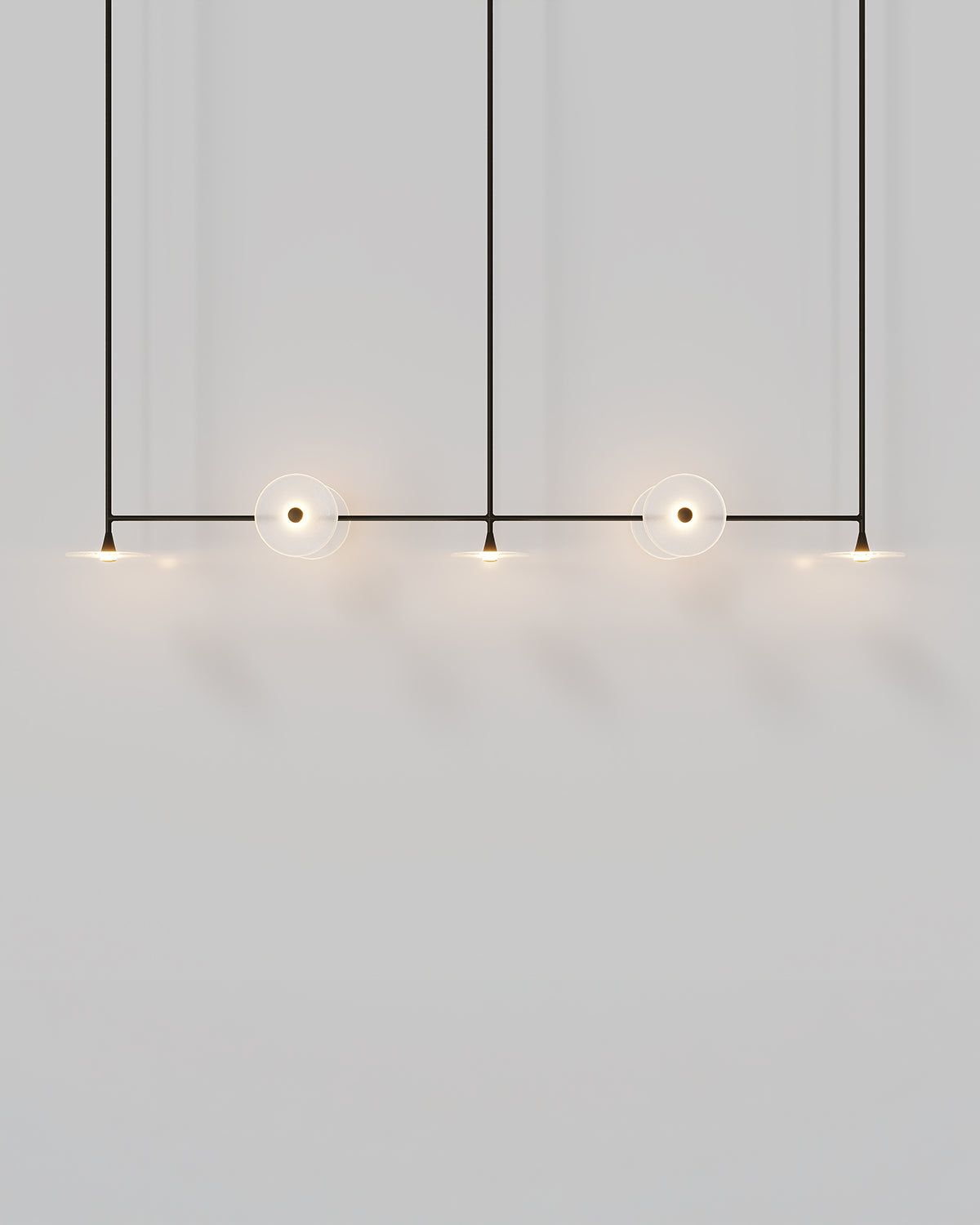 Coral Linear Rod 7lt Pendant Light
