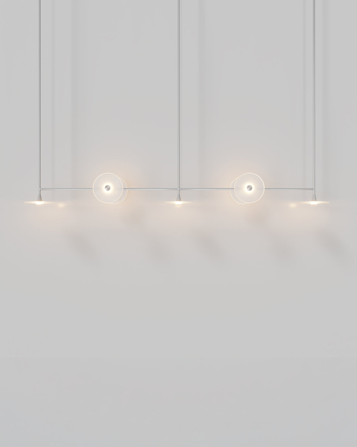 Coral Linear Rod 7lt Pendant Light