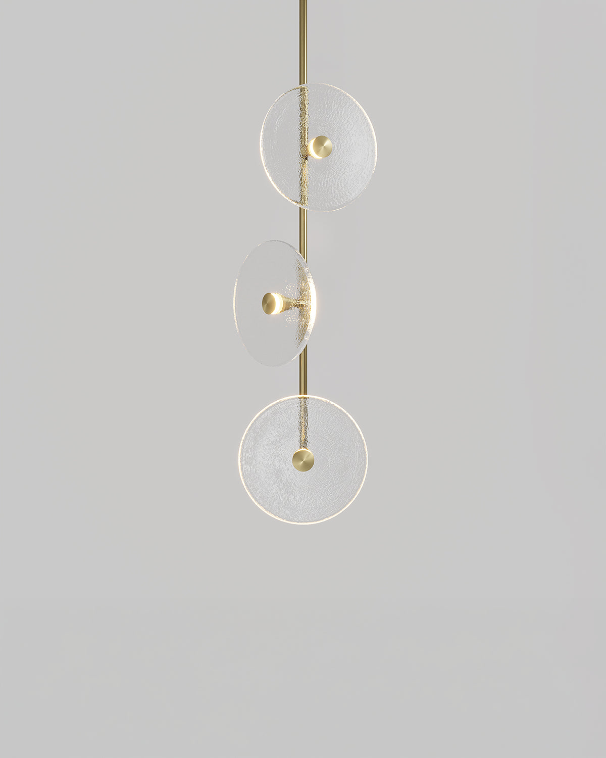 Coral Trio Off Centred 180° Pendant Light