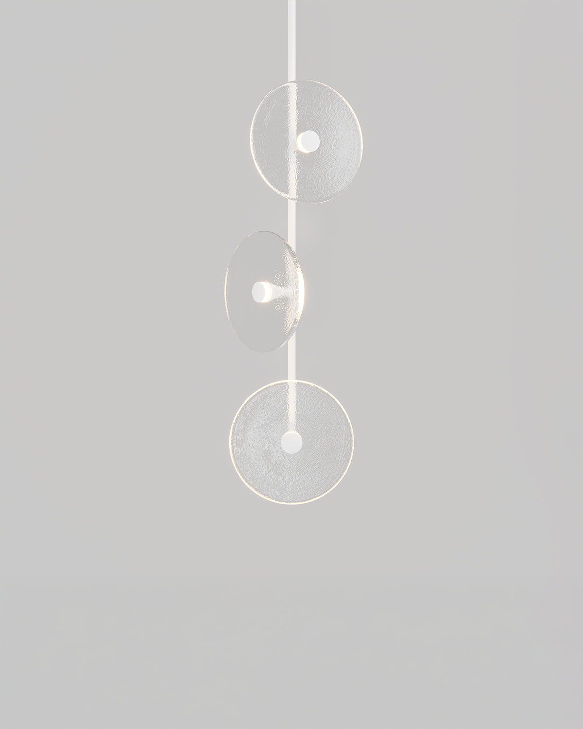 Coral Trio Off Centred 180° Pendant Light