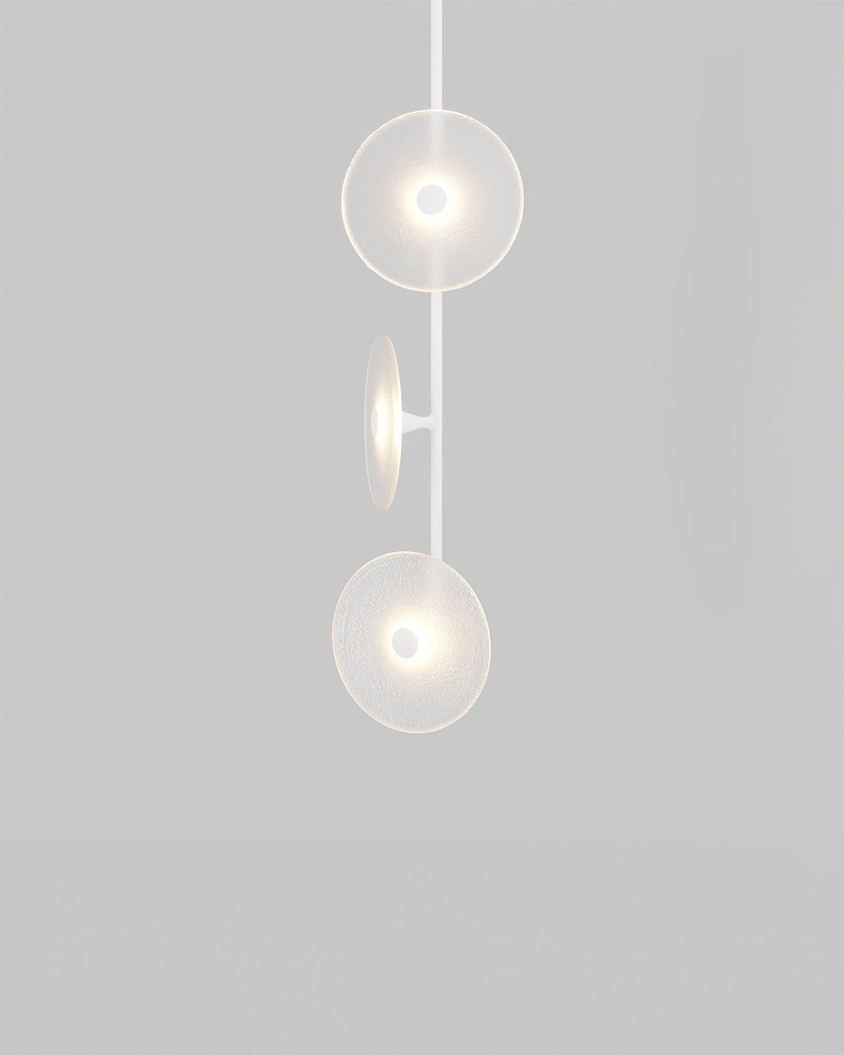 Coral Trio Off Centred 180° Pendant Light