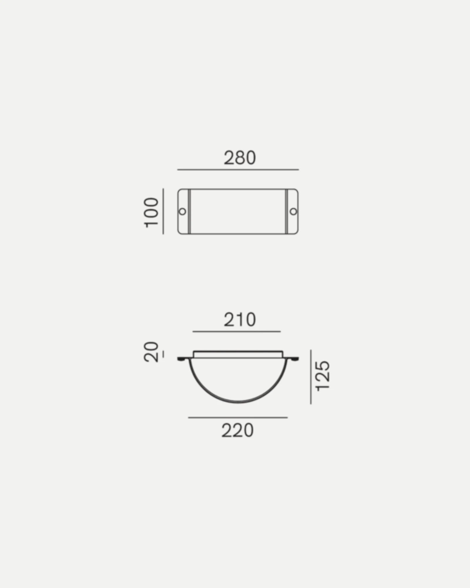 Decori Curve Wall Light