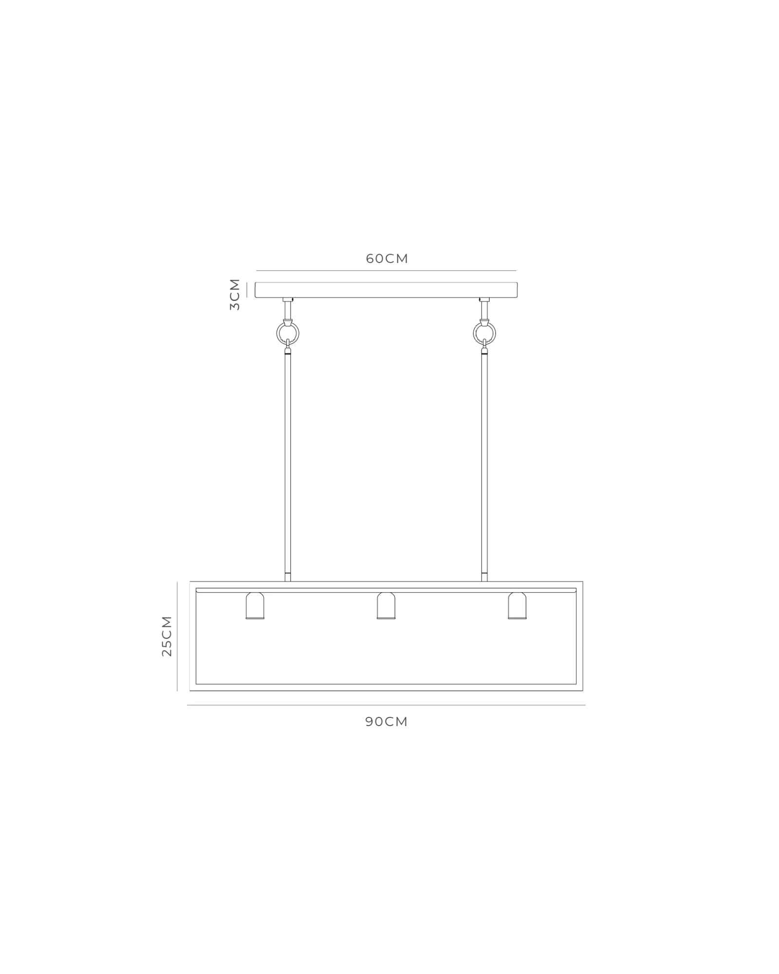 Dover Linear Pendant Light