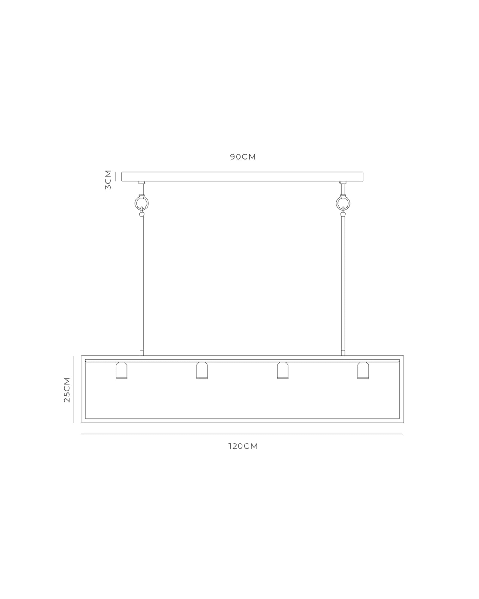 Dover Linear Pendant Light