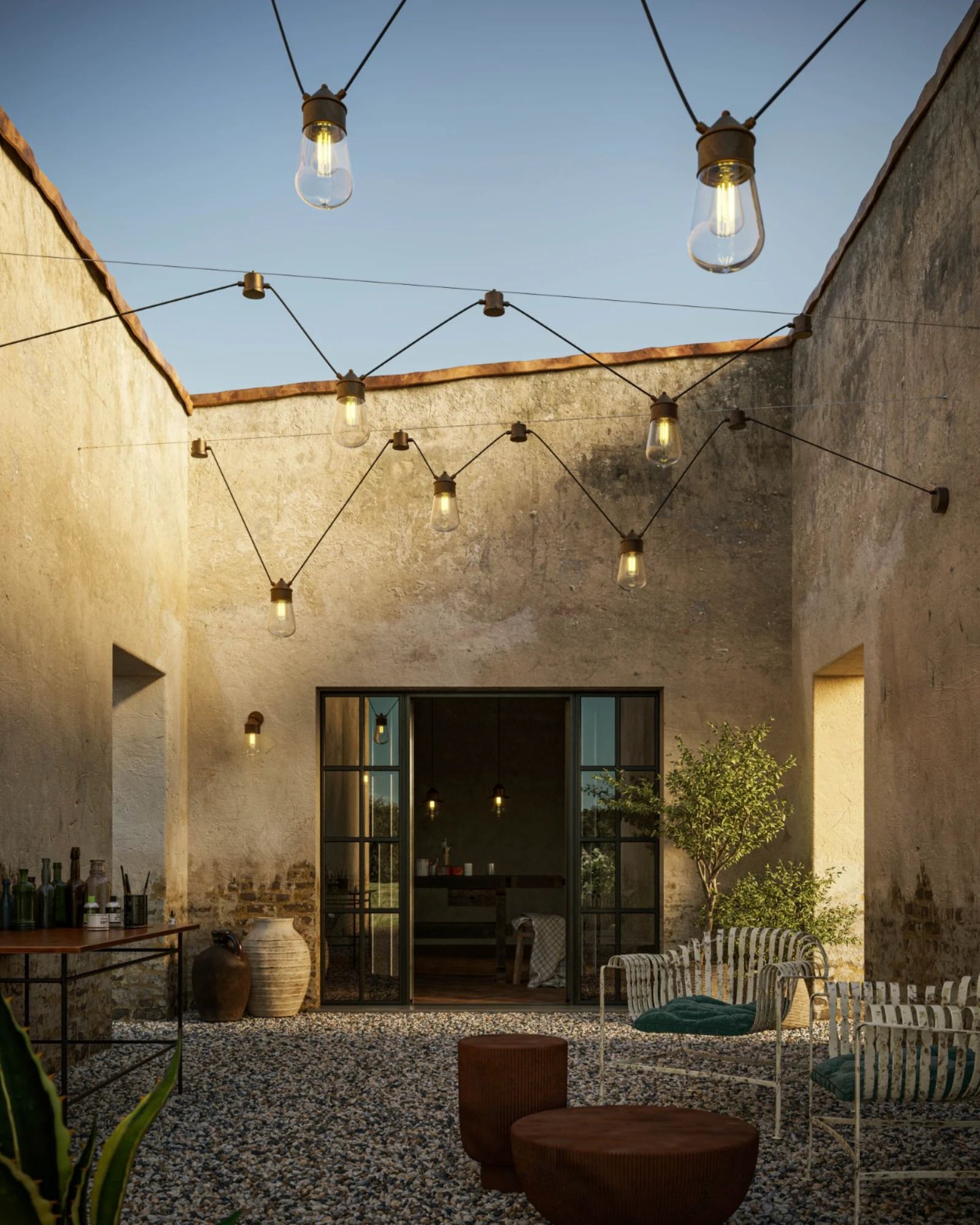 Drop Dual Pendant Light