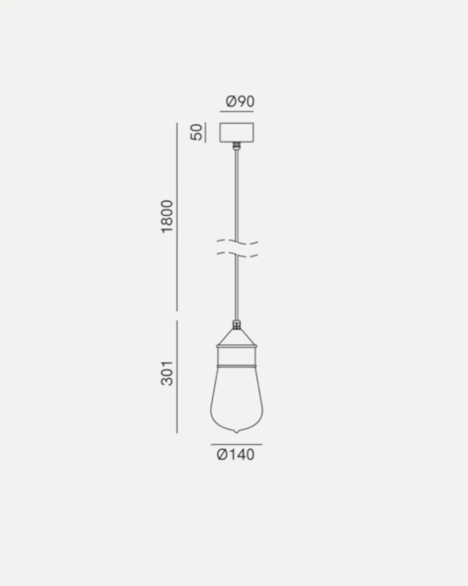 Drop Single Pendant Light