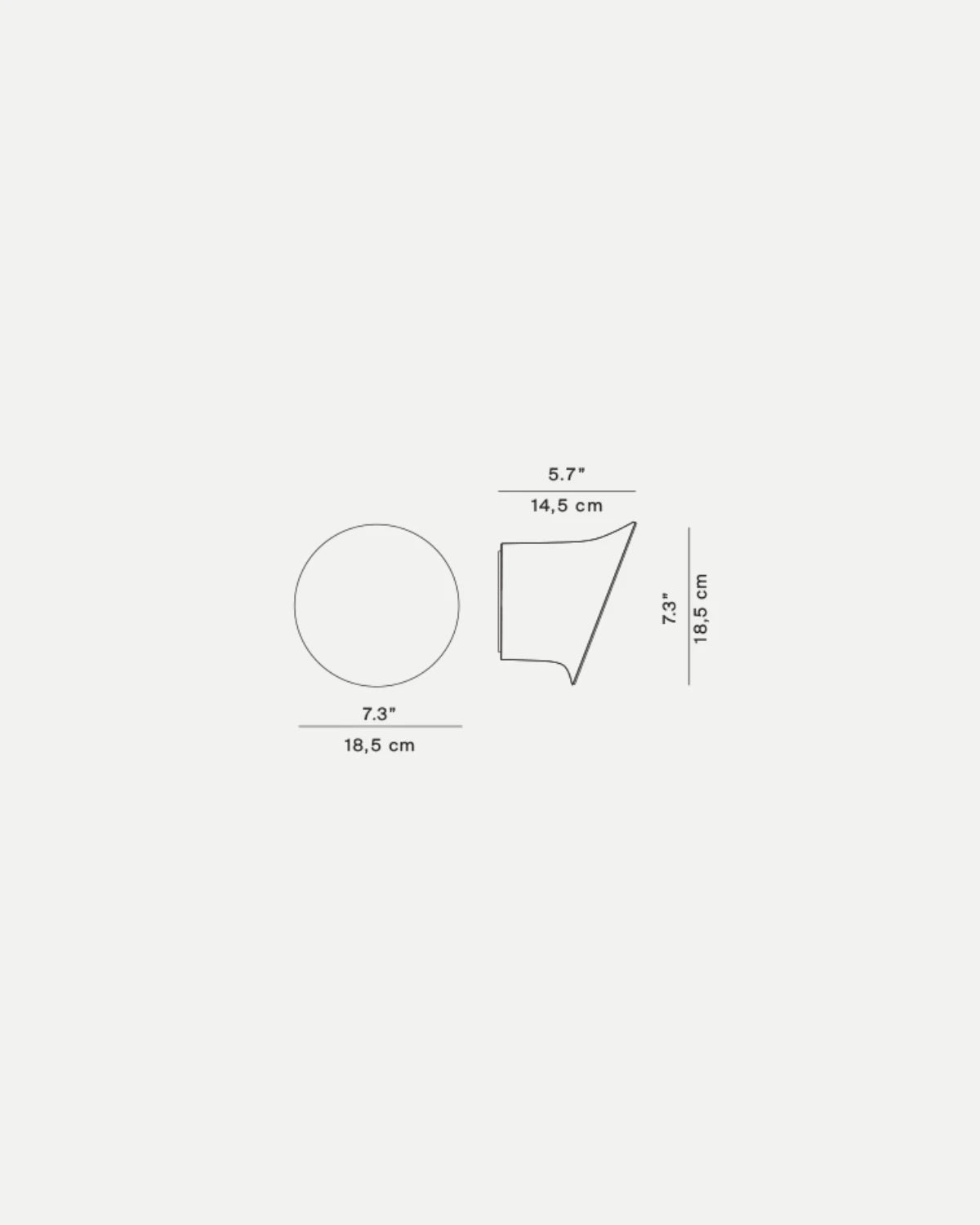 Ecran In & Out Wall Light