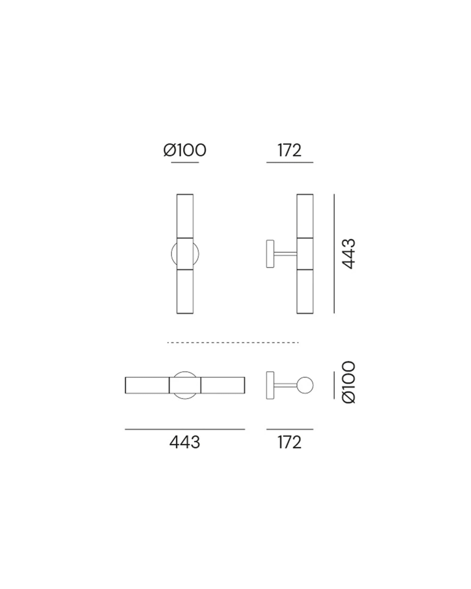 Etoile 2lt Wall Light