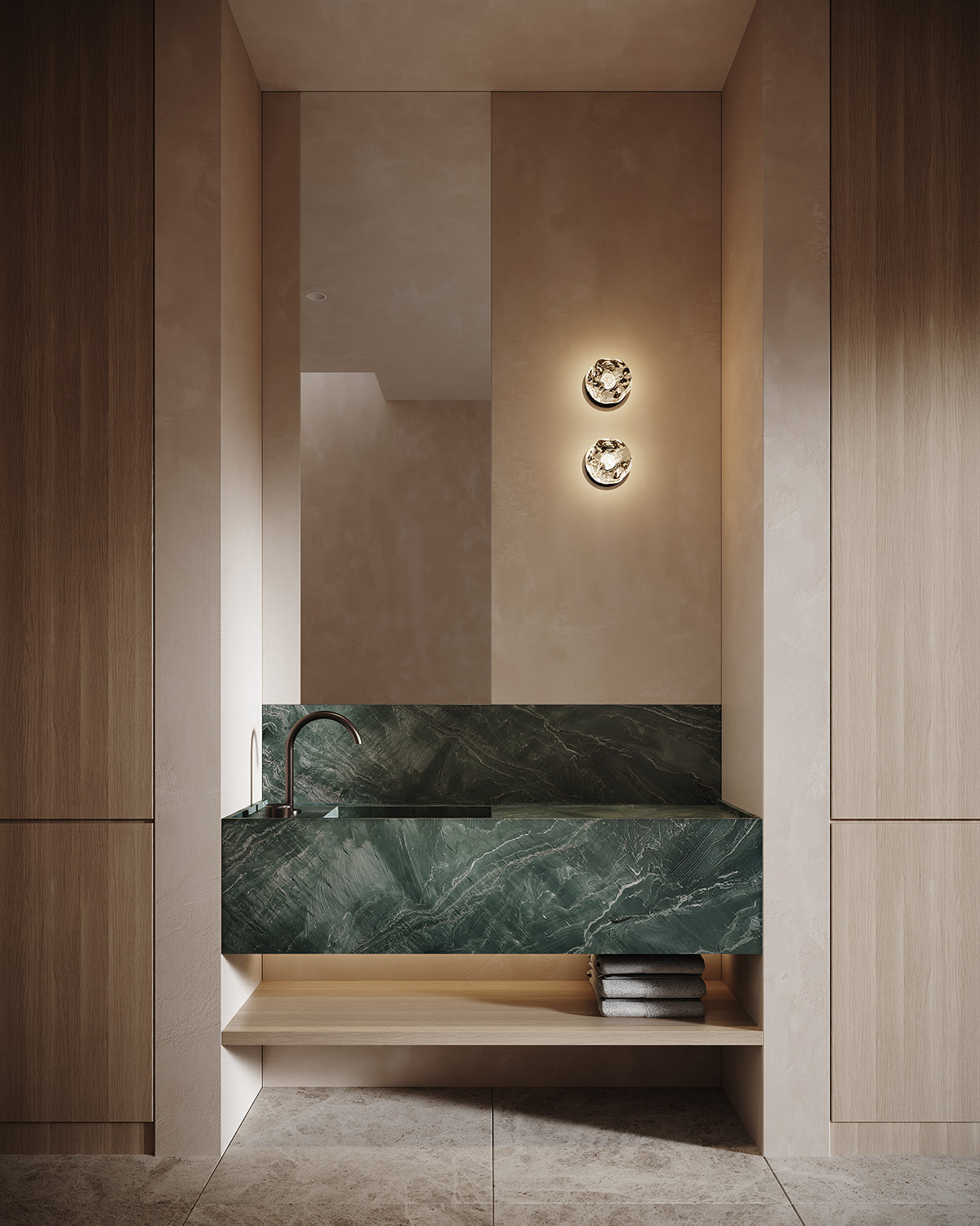 Flo Round Wall Light