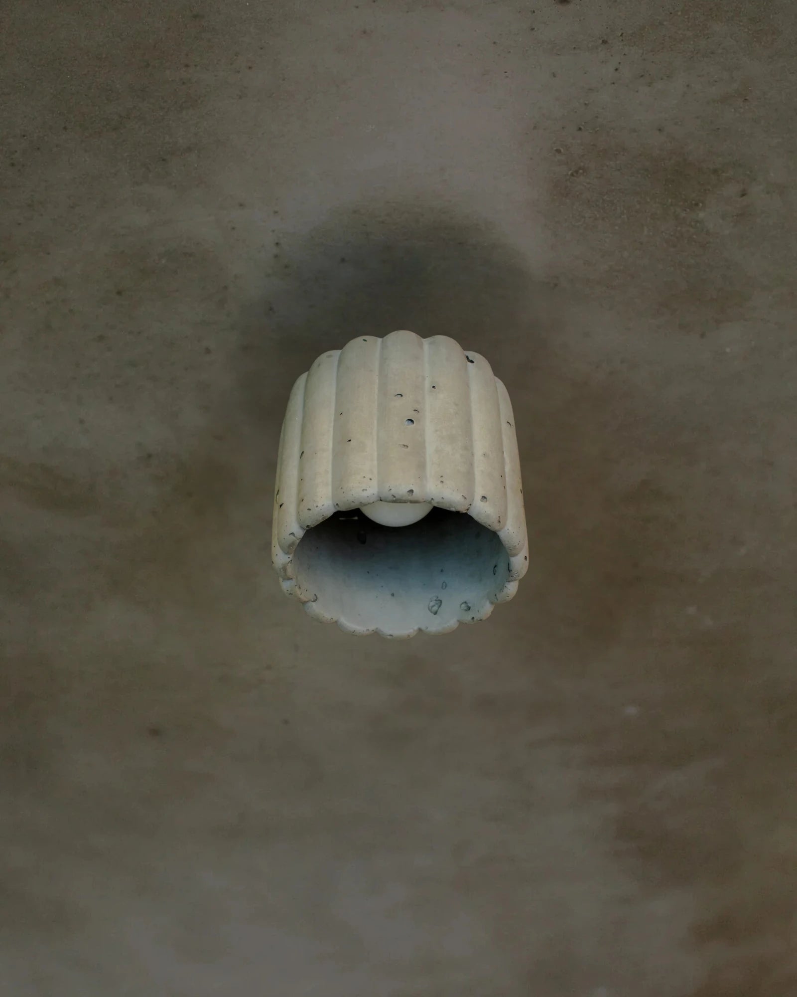 Fluted Ceiling Light