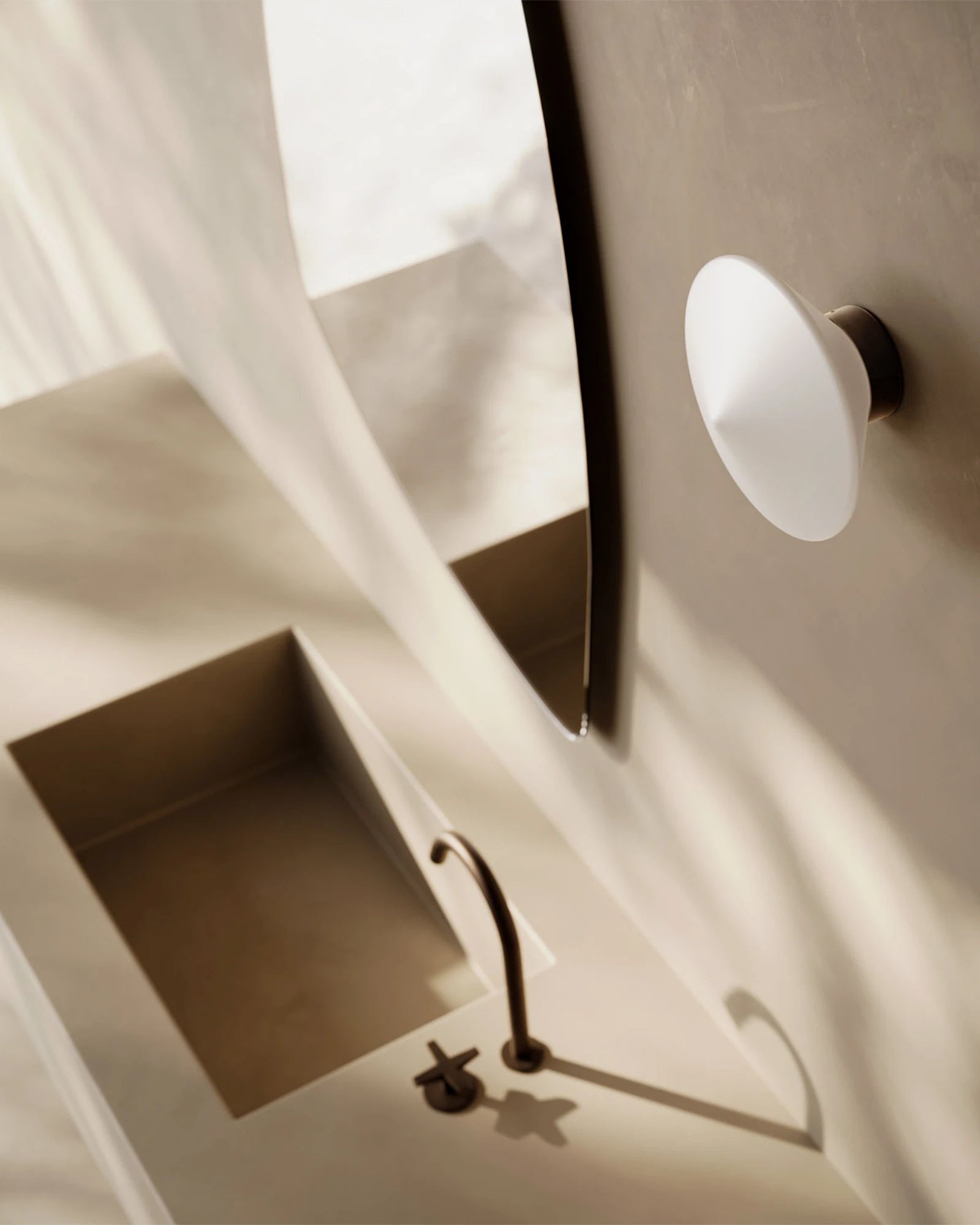 Foam Diamond Wall Light