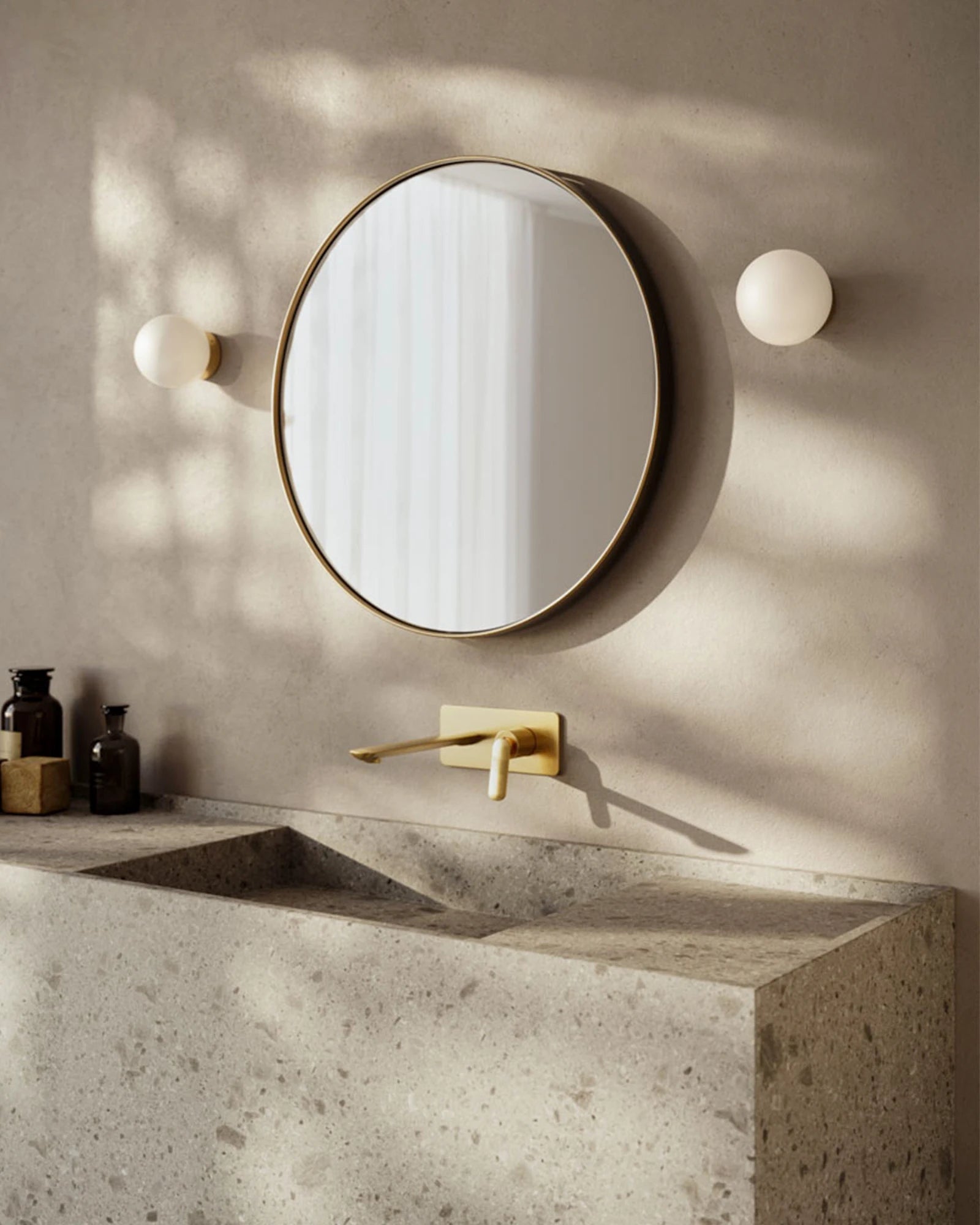 Foam Round Wall Light