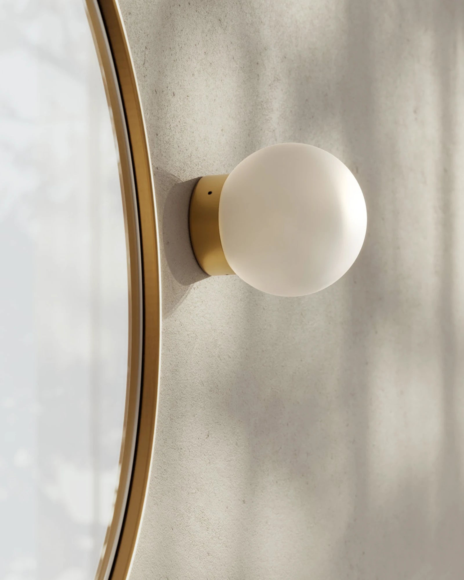 Foam Round Wall Light