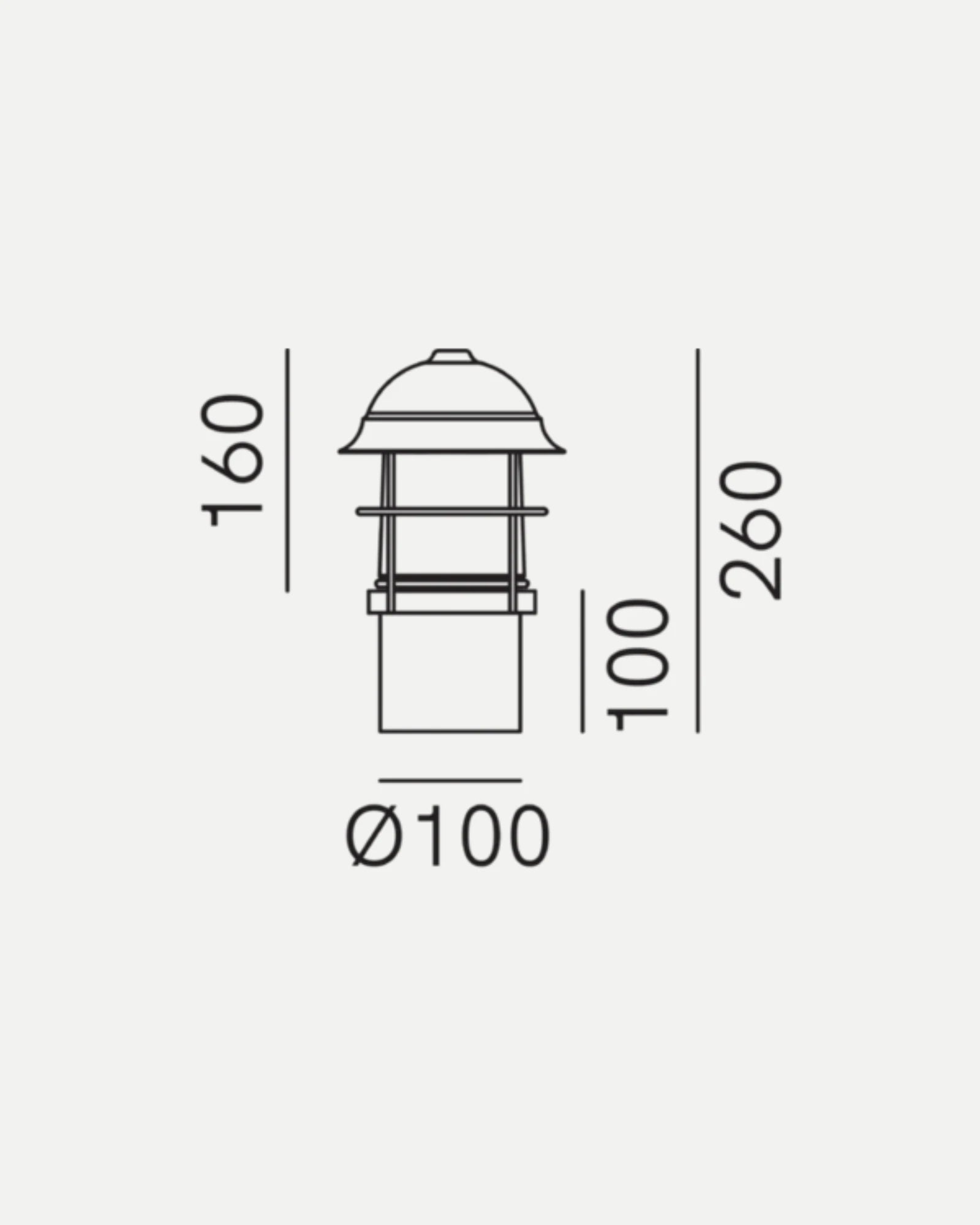 Garden Bollard Light