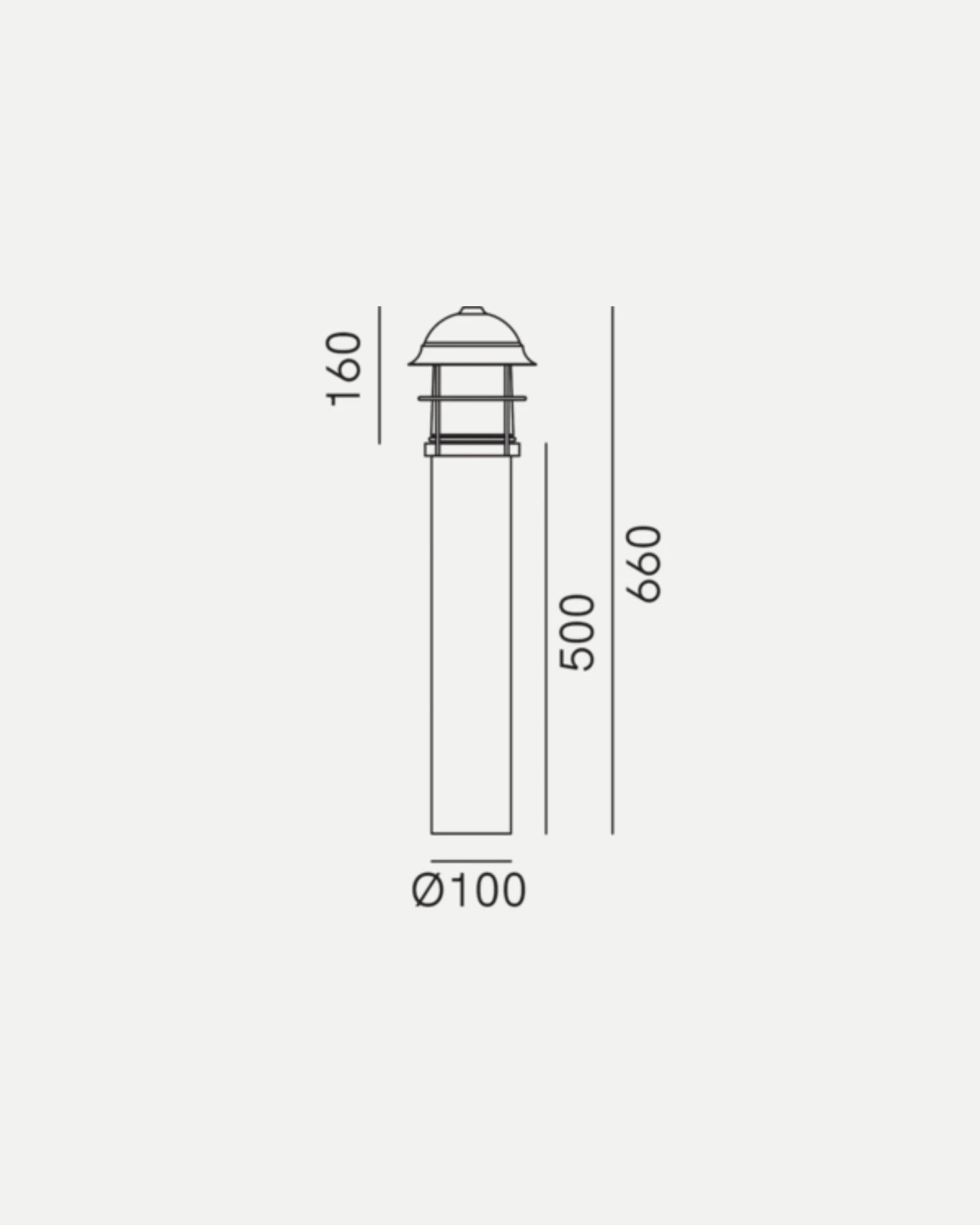 Garden Bollard Light