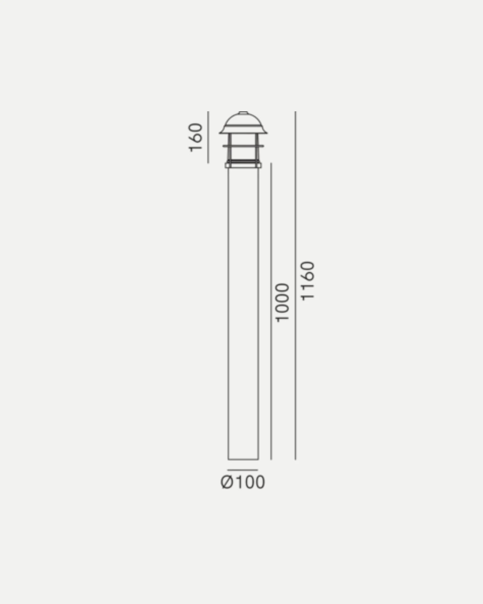 Garden Bollard Light