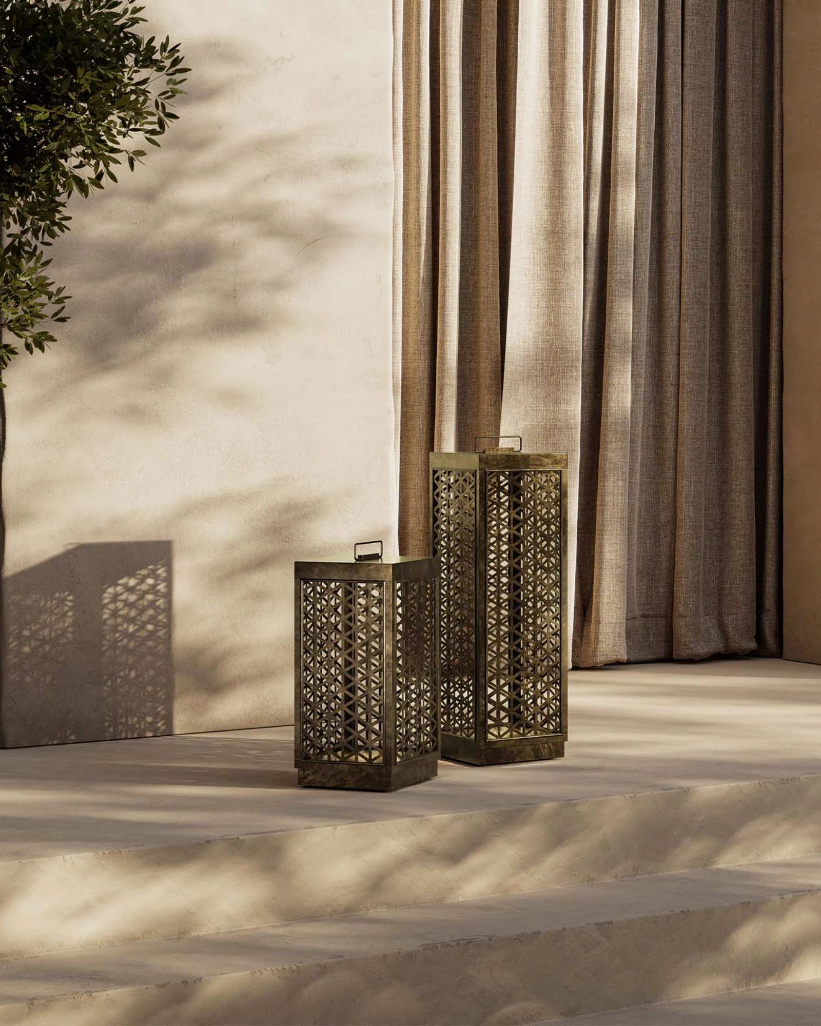 Grid Floor Lamp