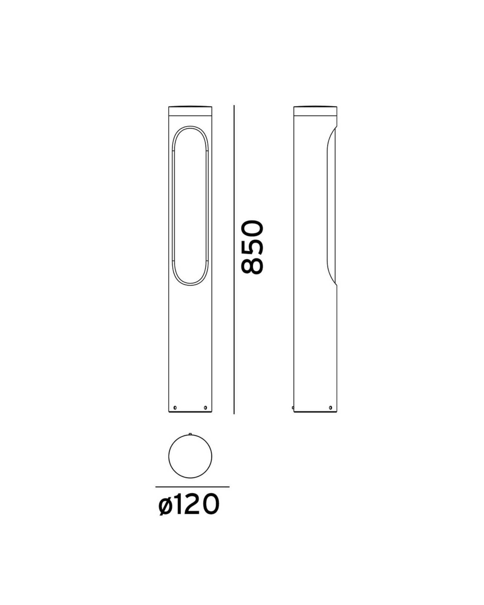 Kisa 2lt Bollard Light