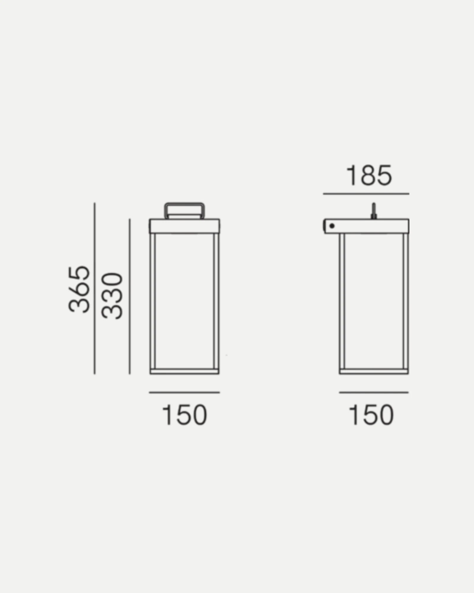 Lanterne Slim Wall Light