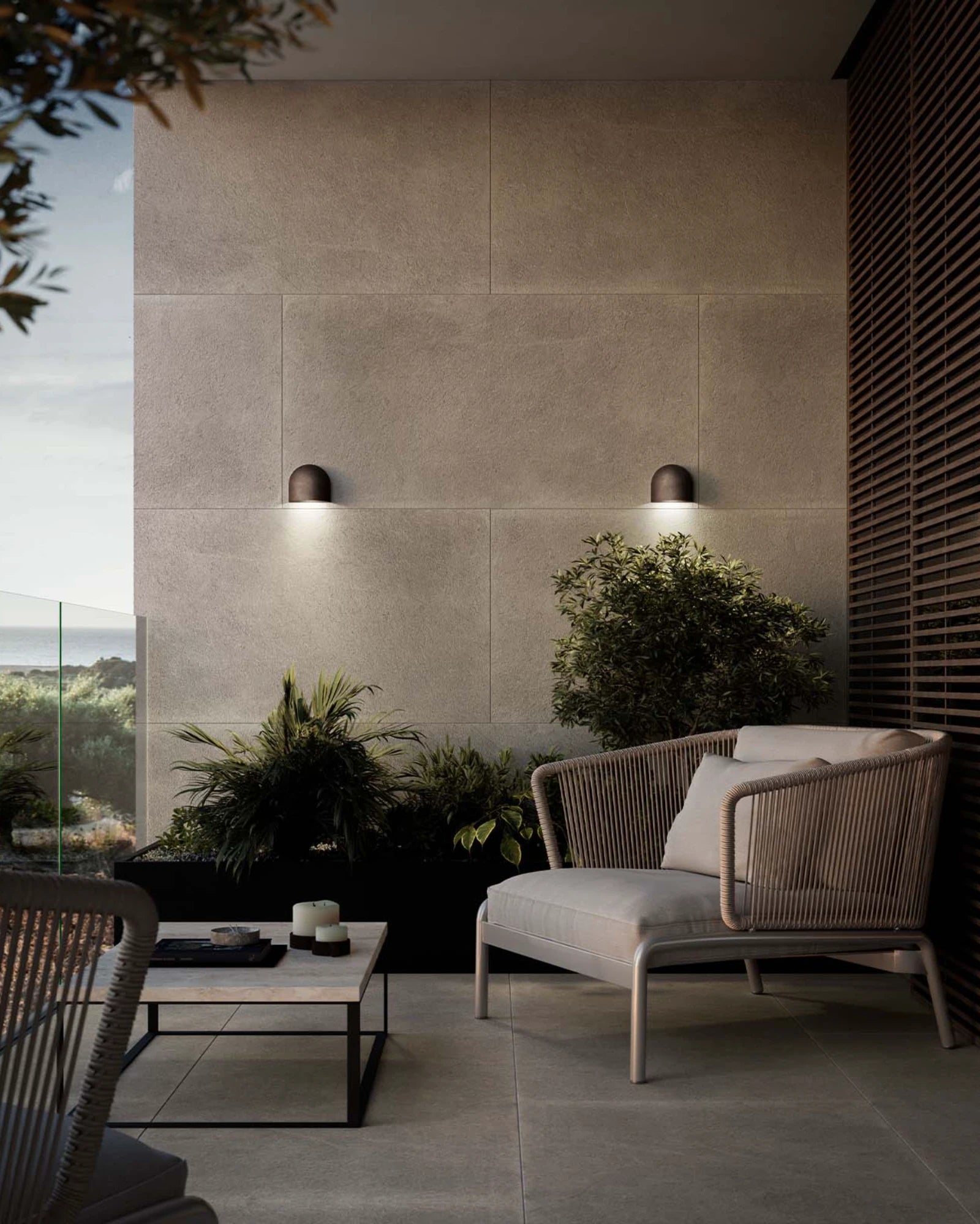 Mask Wall Light