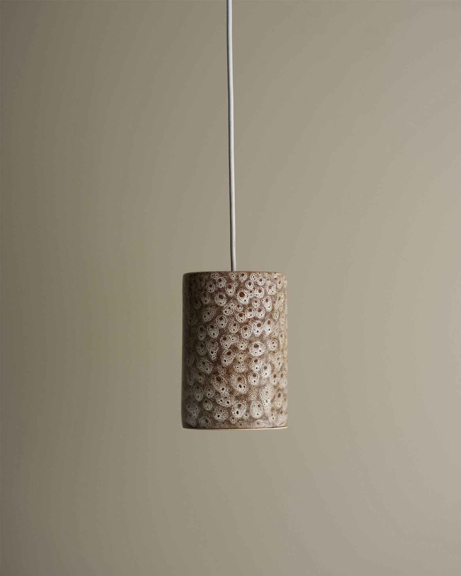 Cylinder Ochre Pendant Light