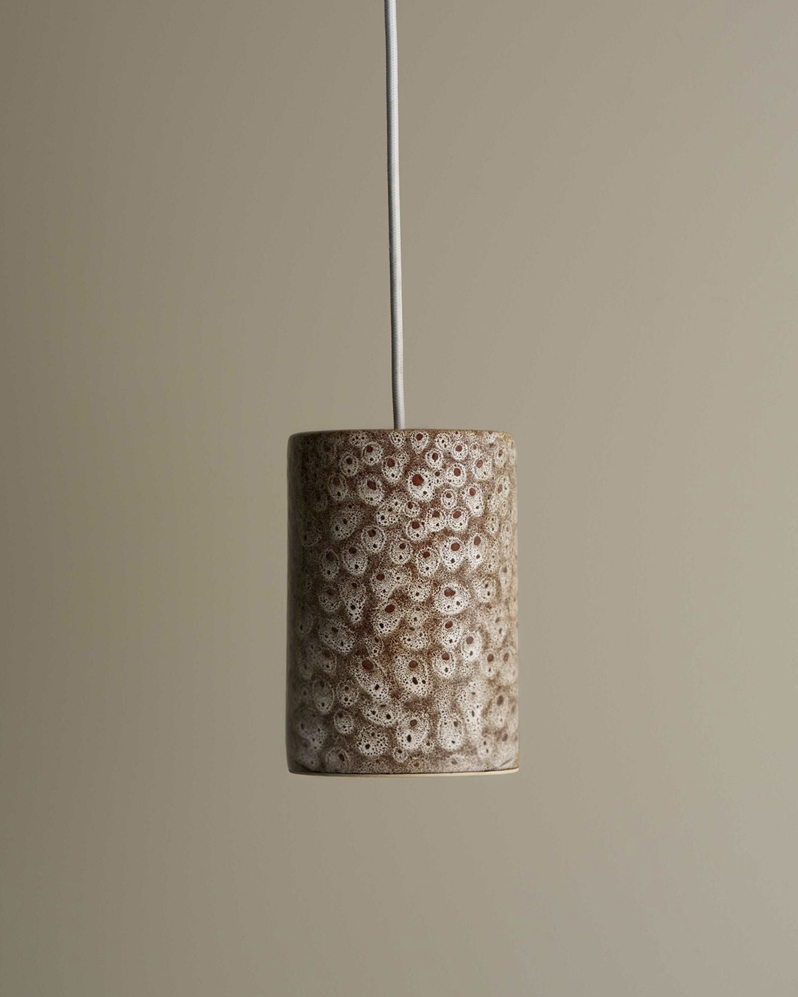 Cylinder Ochre Pendant Light