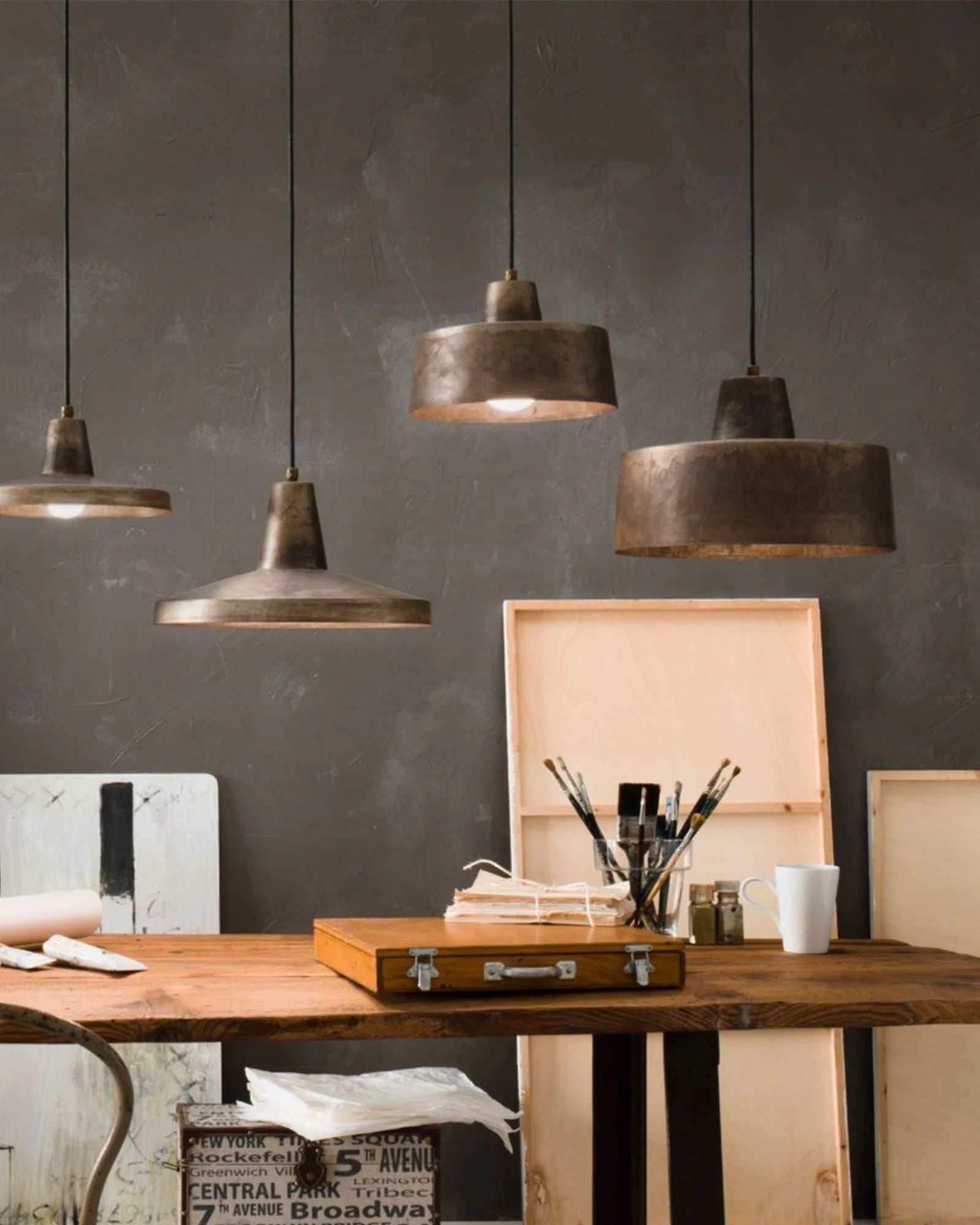 Officina Drum Pendant Light