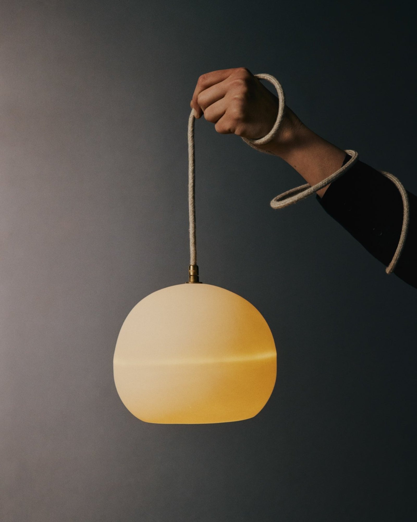 Orb Porcelain Pendant Light