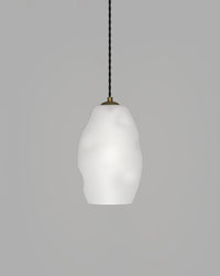 Organic White Pendant Light