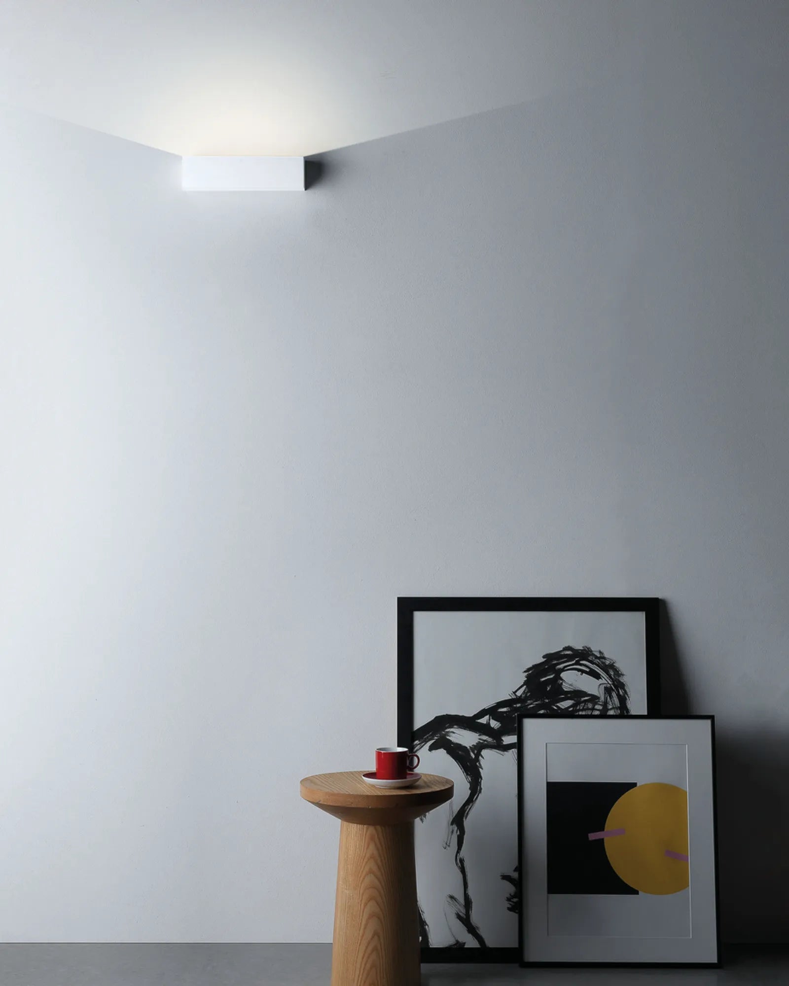 Parma 200 minimalistic plaster rectangular wall light by Astro Litghting | Nook Collections