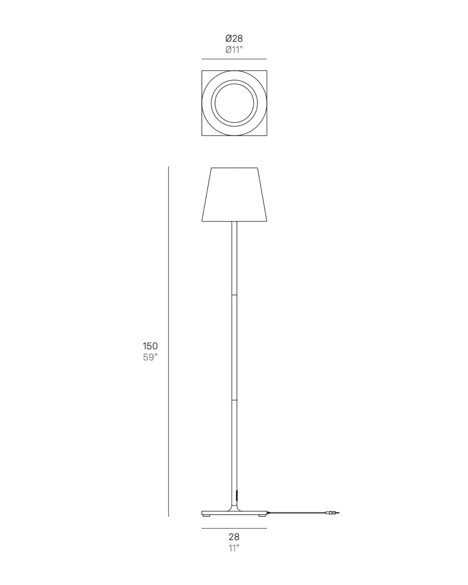 Poldina 230V Floor Lamp