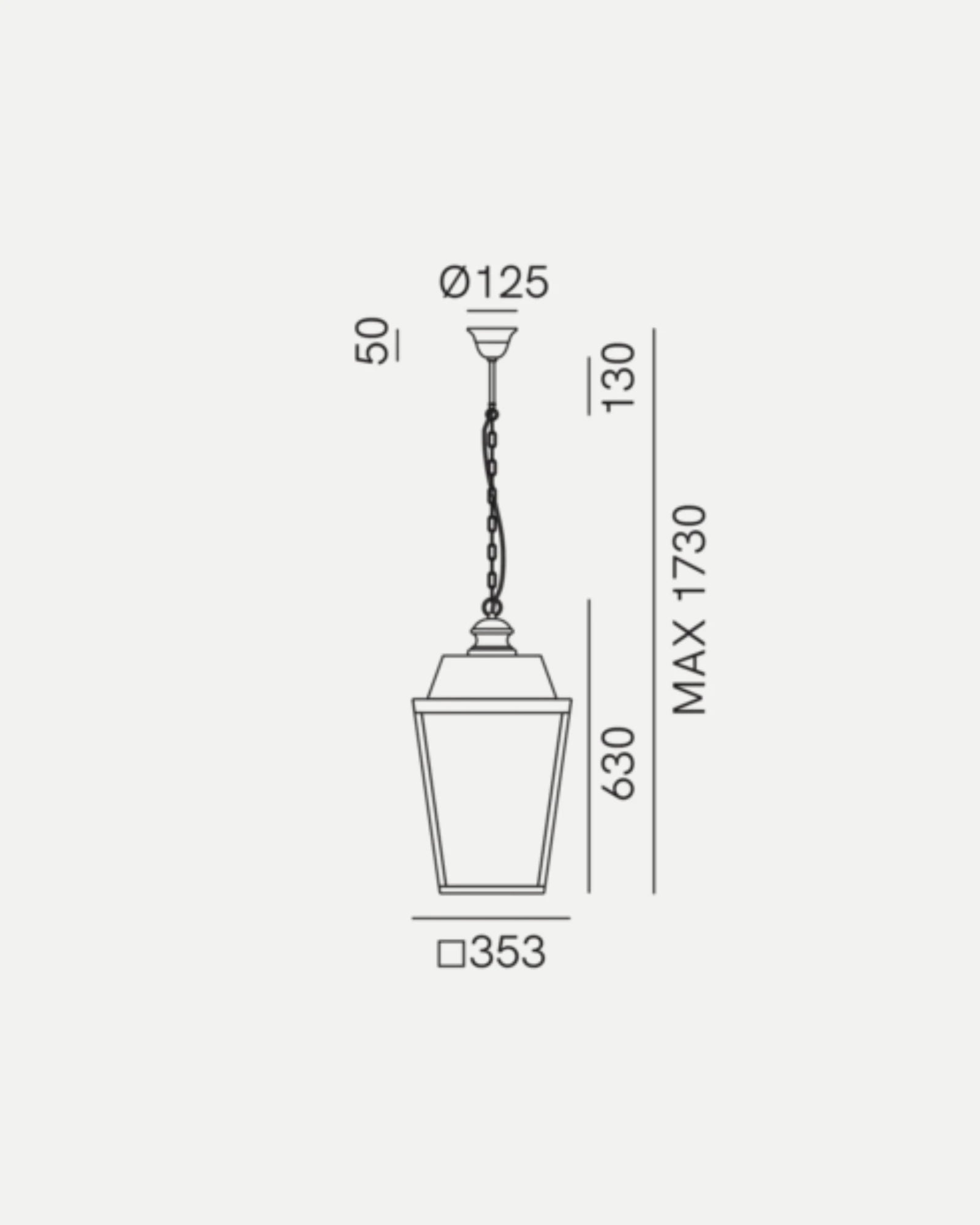 Quadro Pendant Light