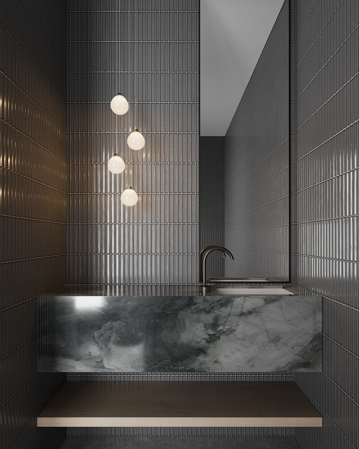 Sora Frosted Pendant Light