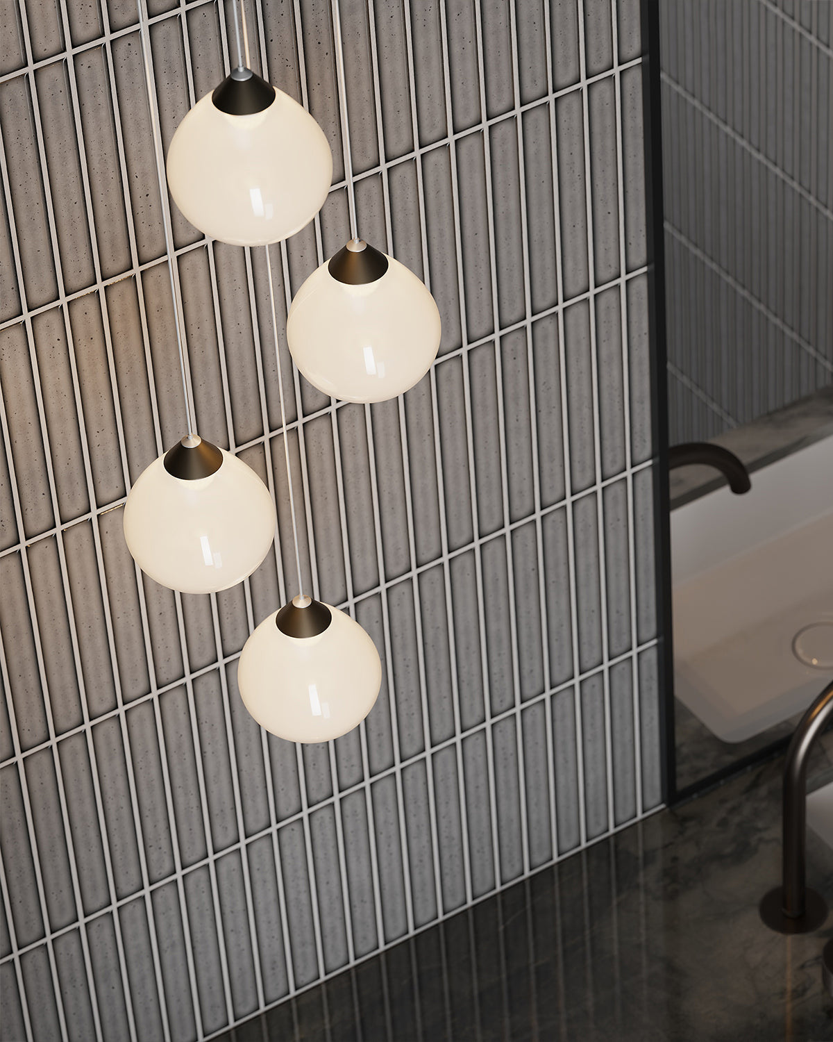 Sora Frosted Pendant Light