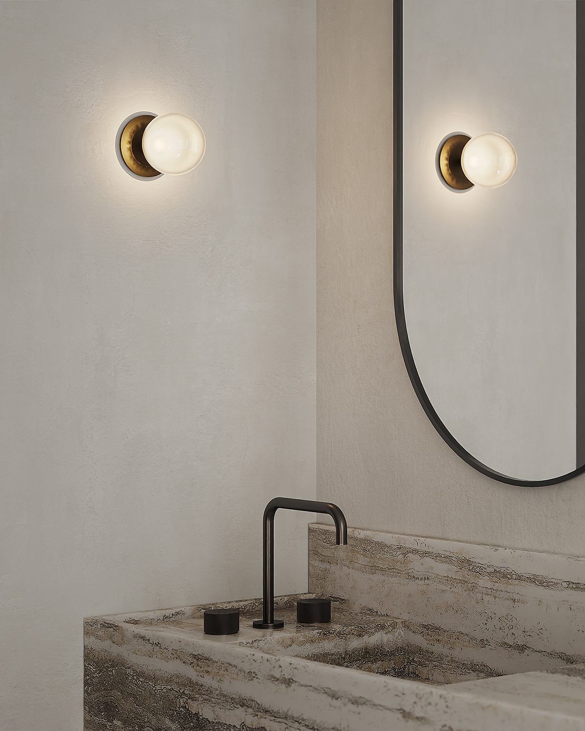 Sora Frosted Wall Light