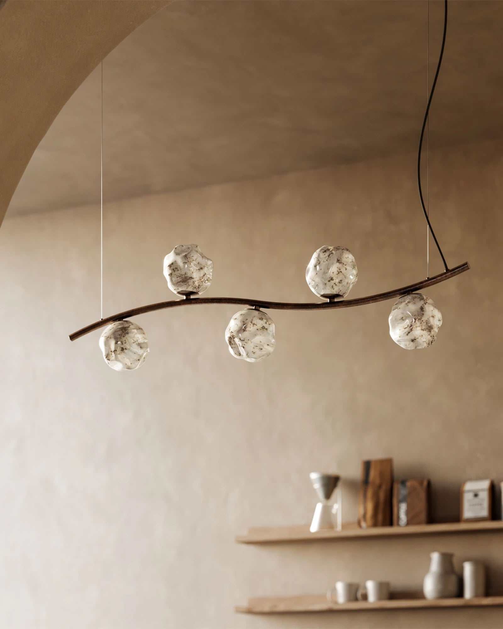 Stone 5lt Pendant Light