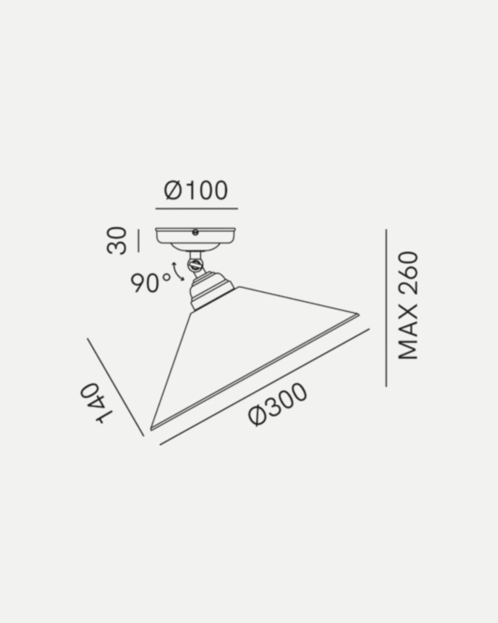 Tabia Ceiling Light